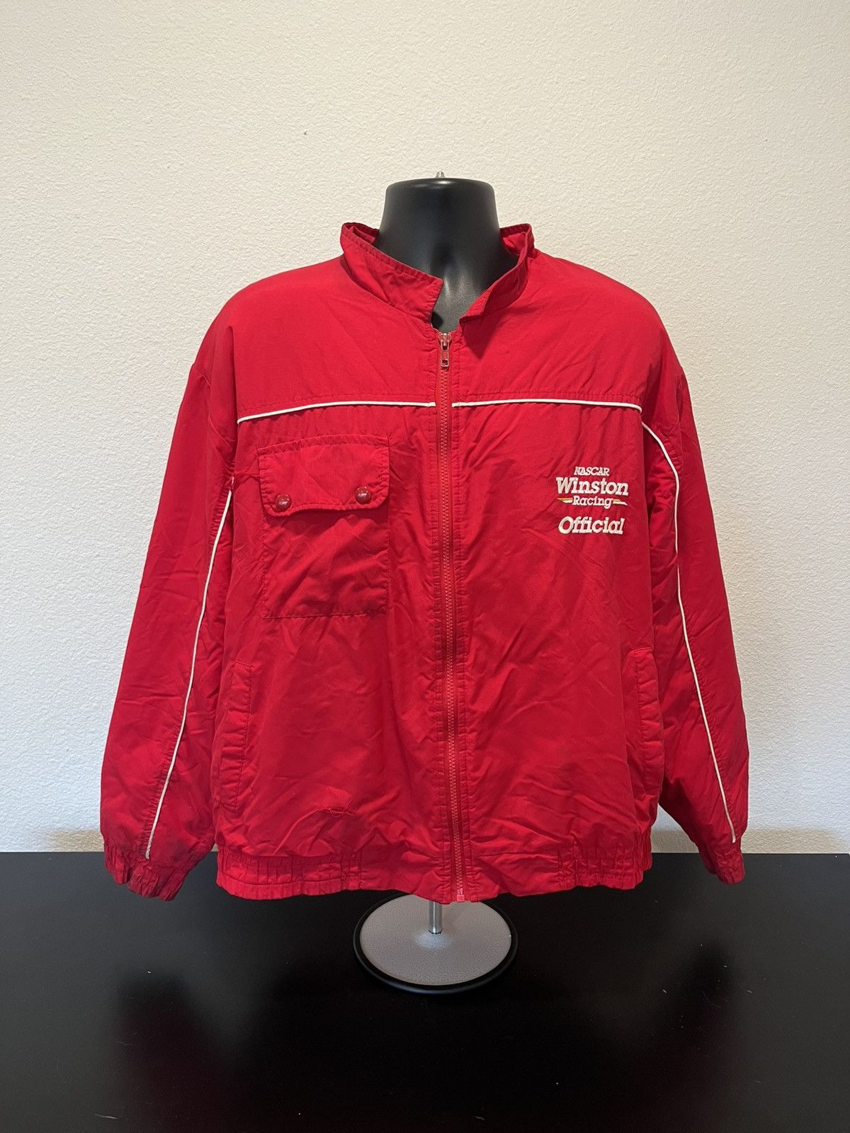 Vintage NASCAR Winston racing jacket vintage 90s Size US L / EU 52-54 / 3 - 1 Thumbnail