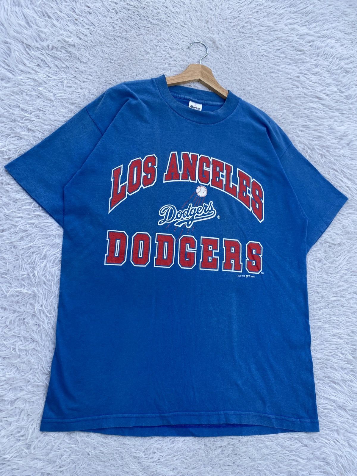 MLB Rare Vintage 1994 Los Angeles Dodgers MLB Tshirt Size US L / EU 52-54 / 3 - 3 Thumbnail