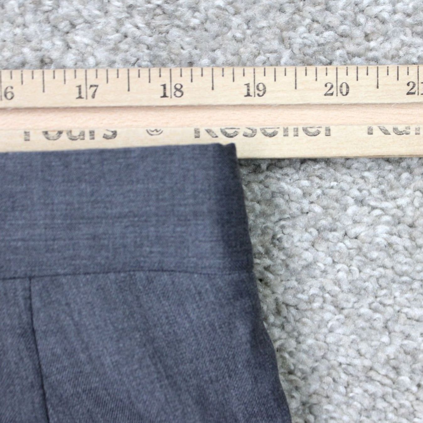PT Torino PT Torino Dress Pants Mens 38x32 Gray Slim Fit Wool Flat Front Dress Pants Mens Regular Gray PT Torino Size US 38 / EU 54 - 7 Thumbnail