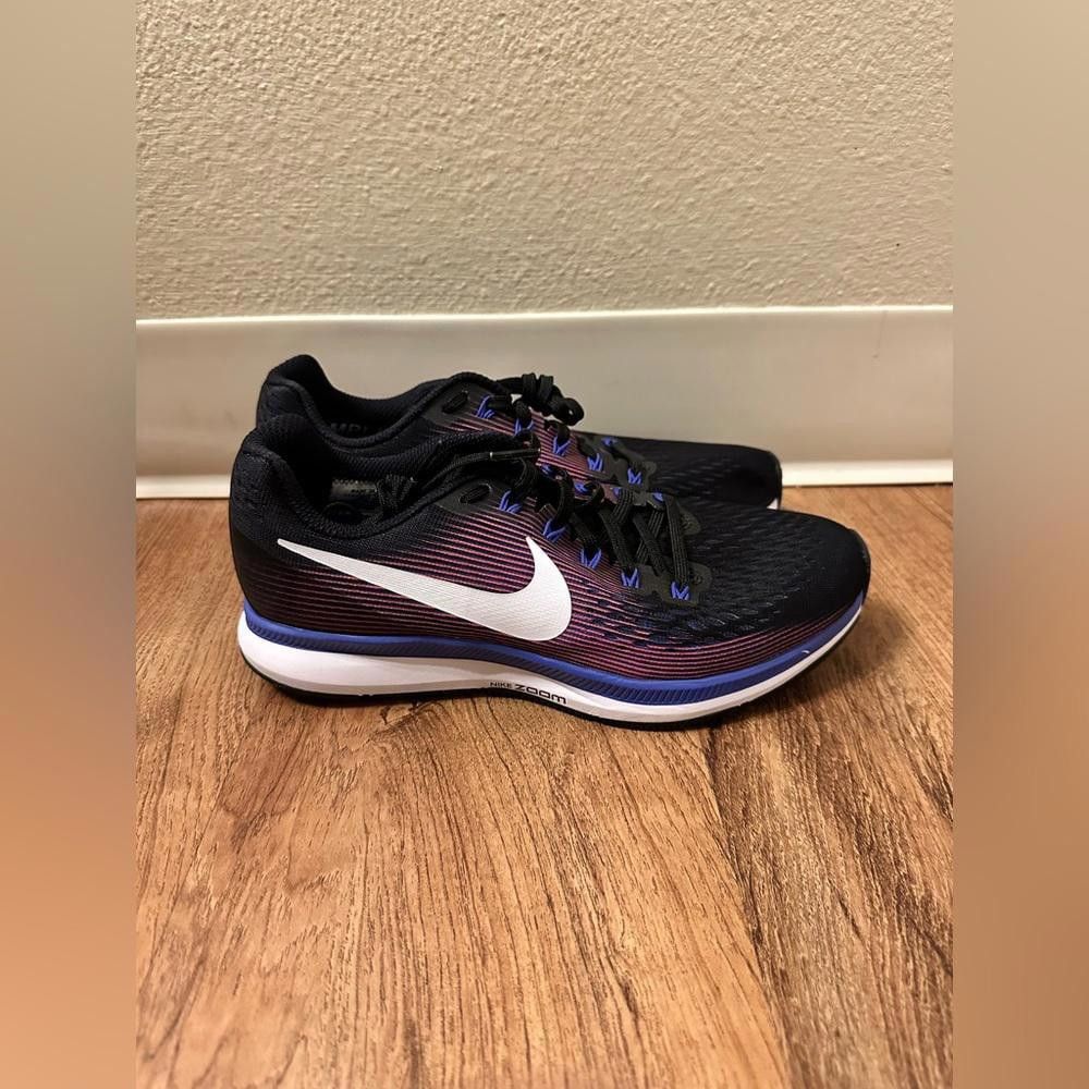 Nike Nike Air Zoom Pegasus 34 Black Persian Violet Sample (W) Size US 8 / IT 38 - 1 Thumbnail
