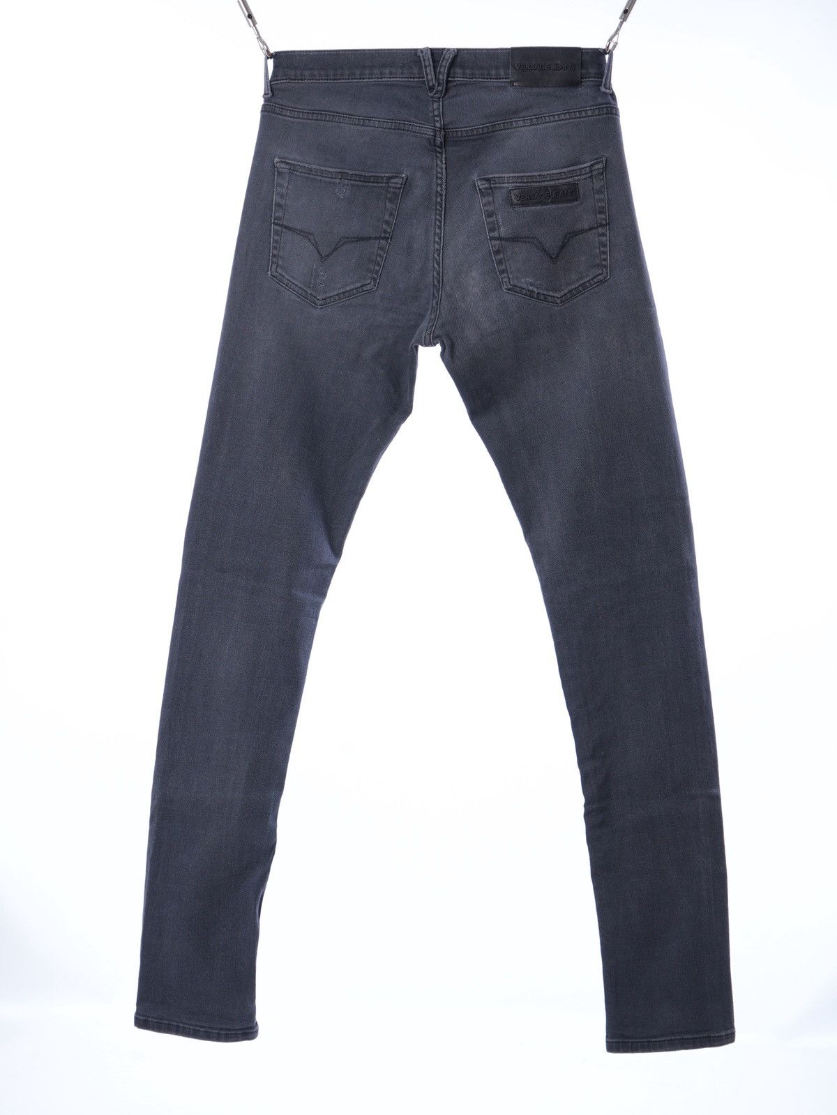 Versace Jeans Couture Versace Jeans Couture Gray Washed Jeans Size US 30 / EU 46 - 2 Thumbnail