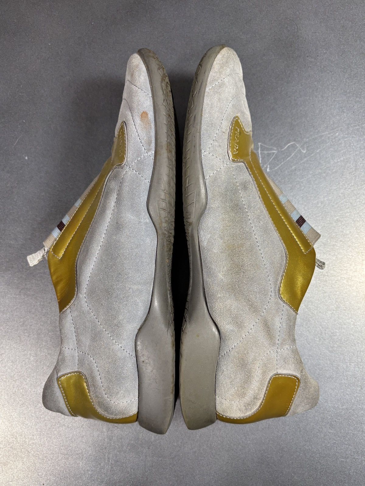 Prada S/S 2000 Prada Sport Shoes Vintage Suede SlipOn Square Toe Size US 7 / IT 37 - 15 Thumbnail