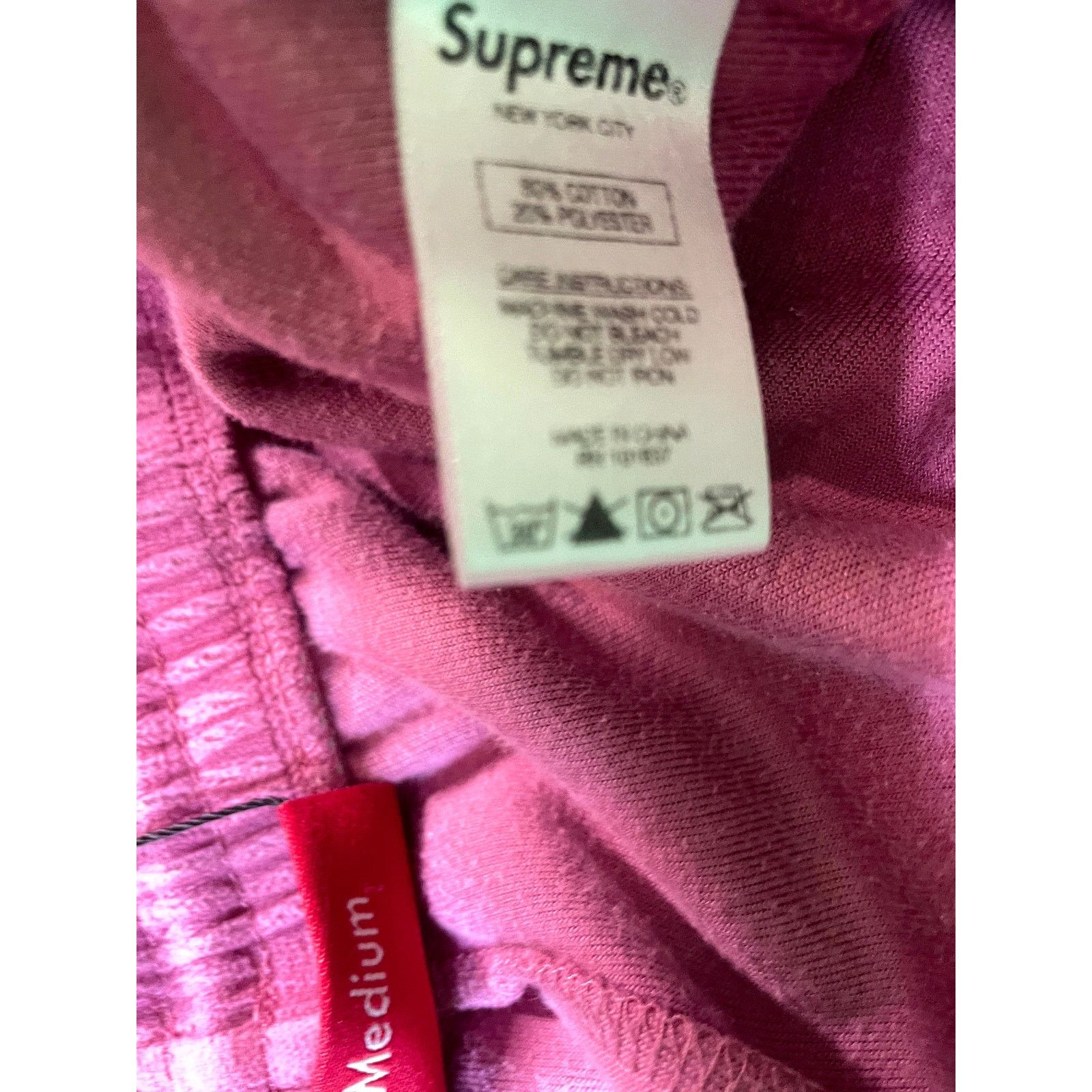 Supreme Supreme Velor Pink Sweatpants Size US 32 / EU 48 - 7 Thumbnail