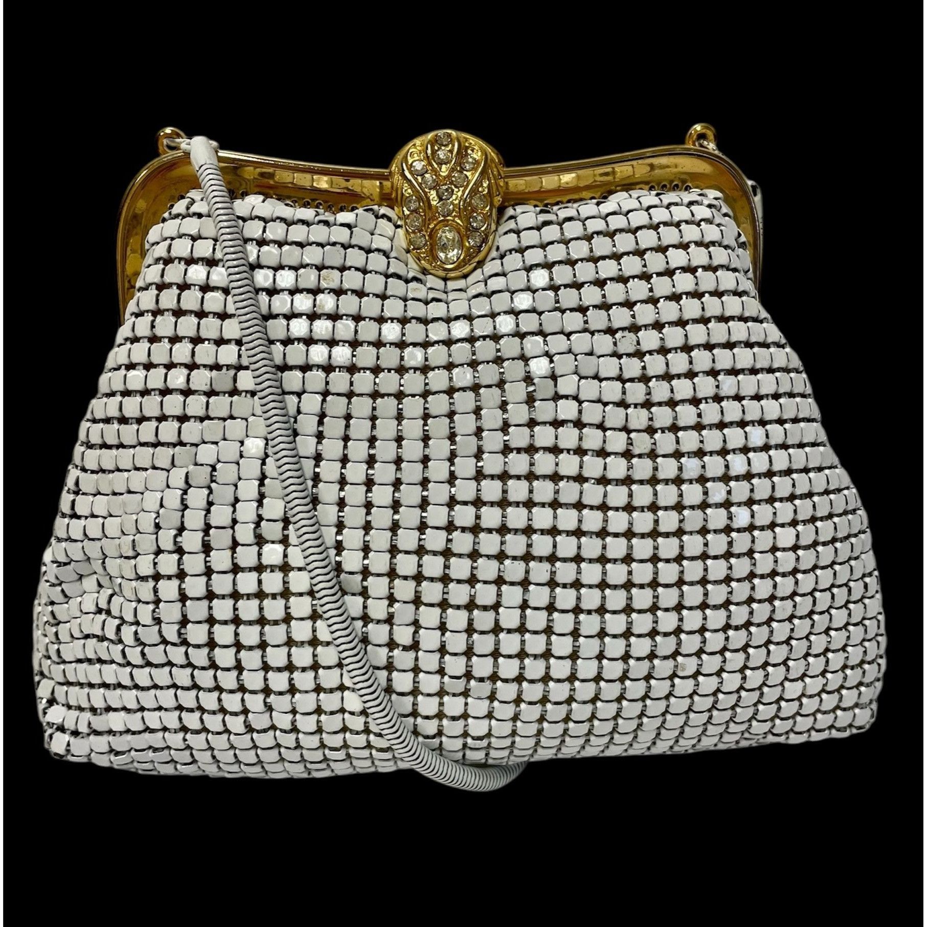 Other Vtg La Regale FORMAL Bag Shoulder Chain METAL Mesh Purse Size ONE SIZE - 1 Thumbnail