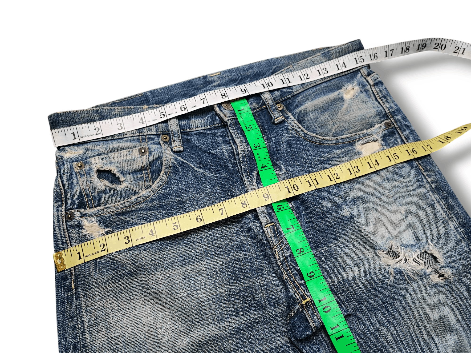 Spellbound Vintage 90s Spellbound Domingo Mudwash Distressed Denim Size US 32 / EU 48 - 5 Thumbnail