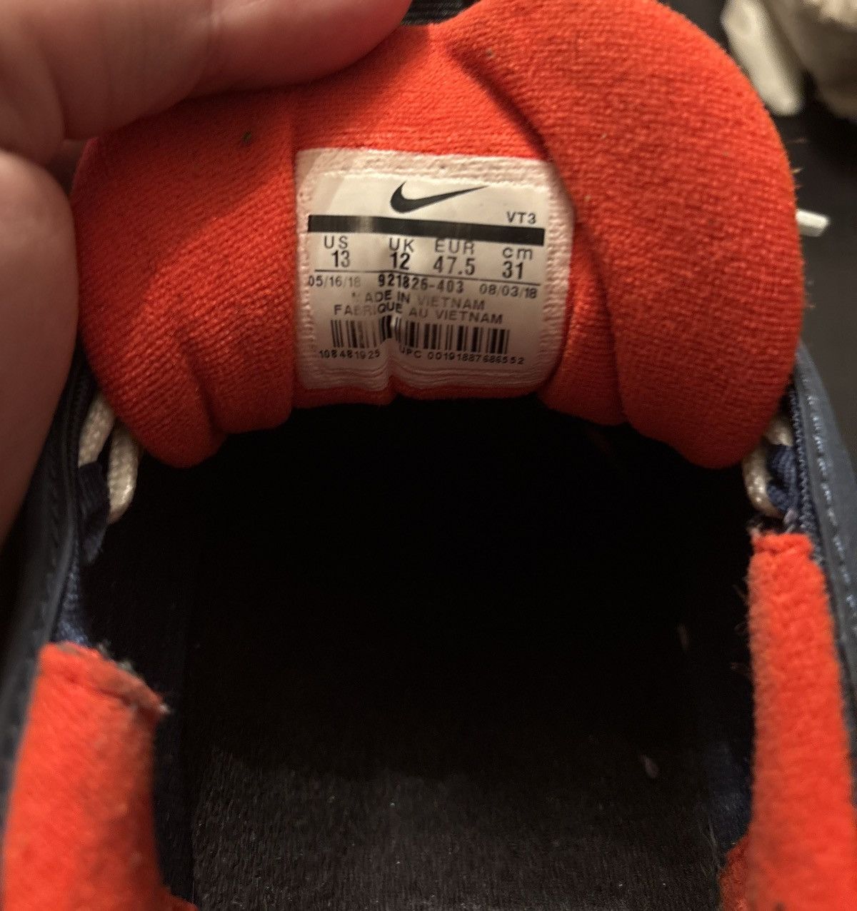 Nike Nike Air Max 97 Midnight Navy Size US 13 / EU 46 - 6 Thumbnail