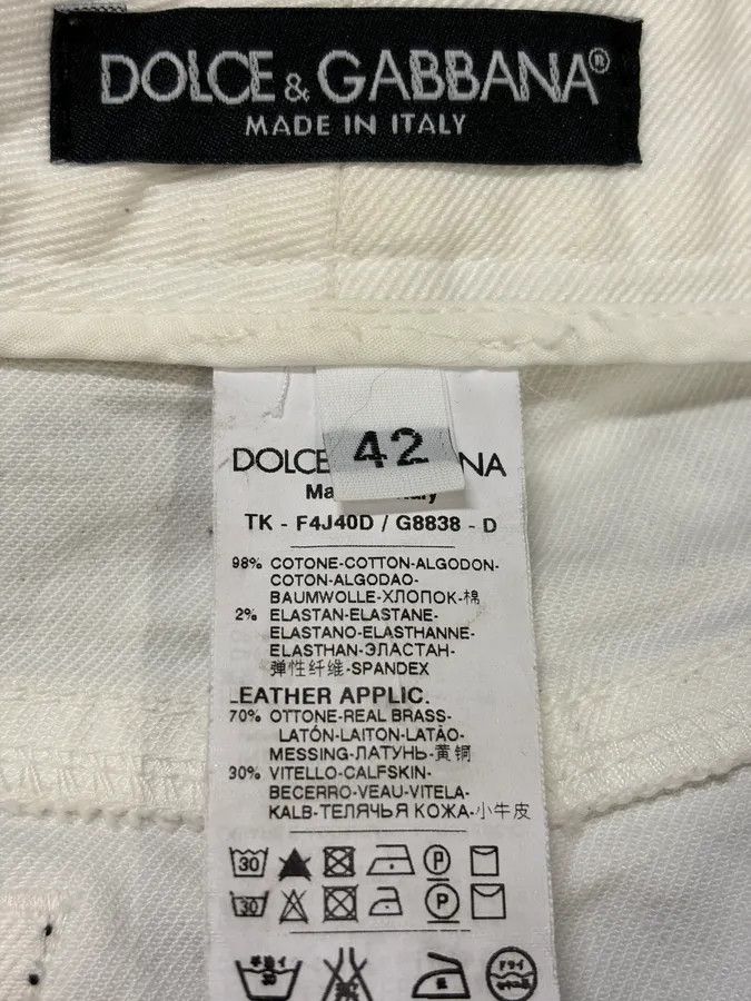 Dolce & Gabbana 2010s Dolce & Gabbana Overprint Stars Black & White Skirt Size 26" / US 2 / IT 38 - 10 Thumbnail