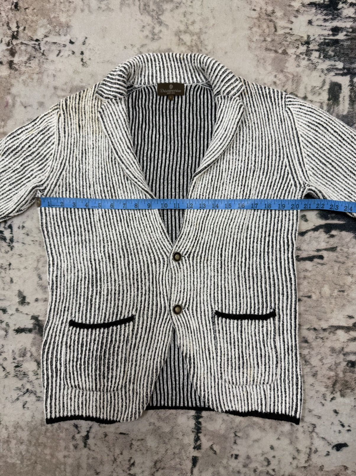 BIGI × Japanese Brand Men’s Bigi Knit Stripe Cardigan Size US S / EU 44-46 / 1 - 15 Thumbnail