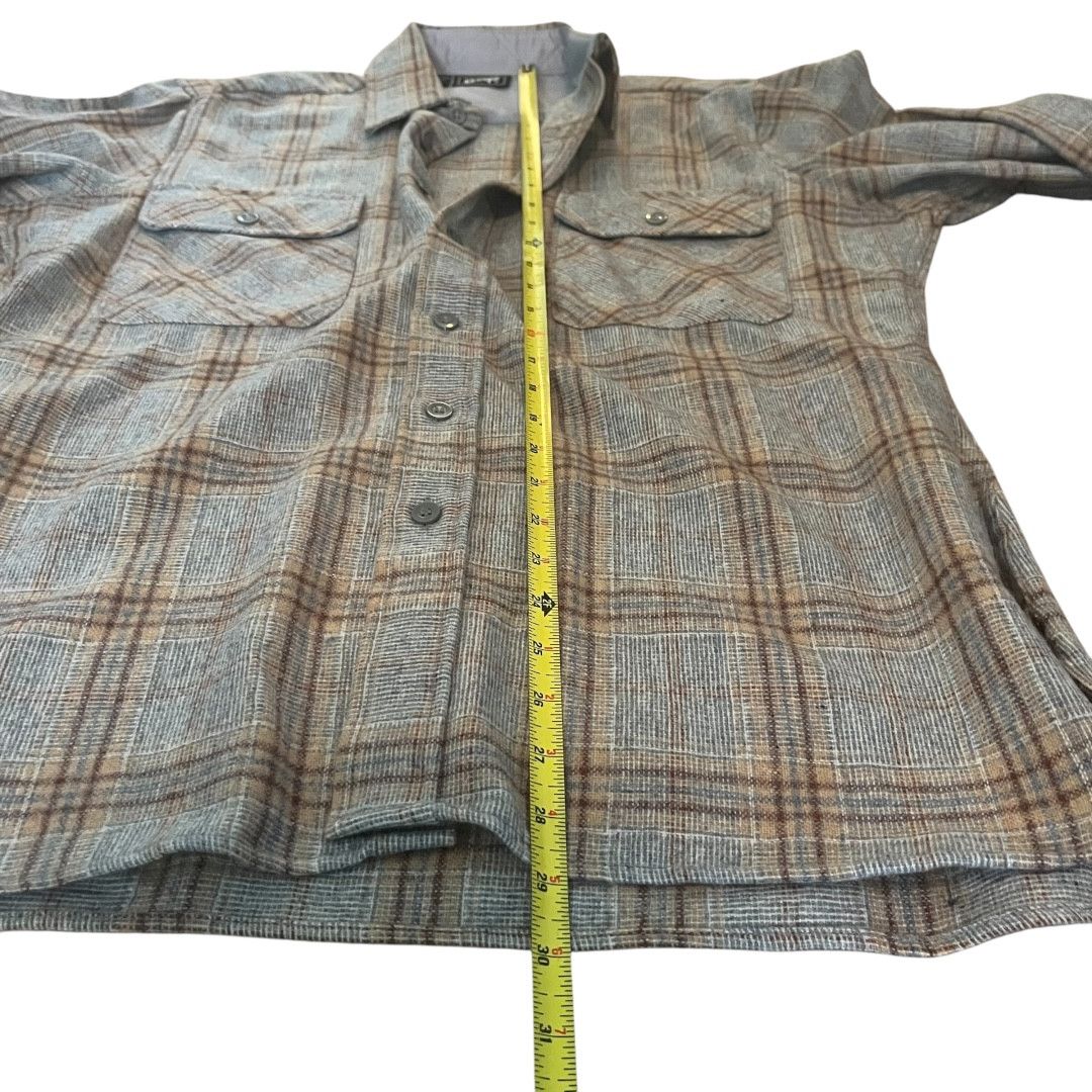 Gap × Vintage VINTAGE Gap Wool Flannel 1970s Size US L / EU 52-54 / 3 - 3 Thumbnail
