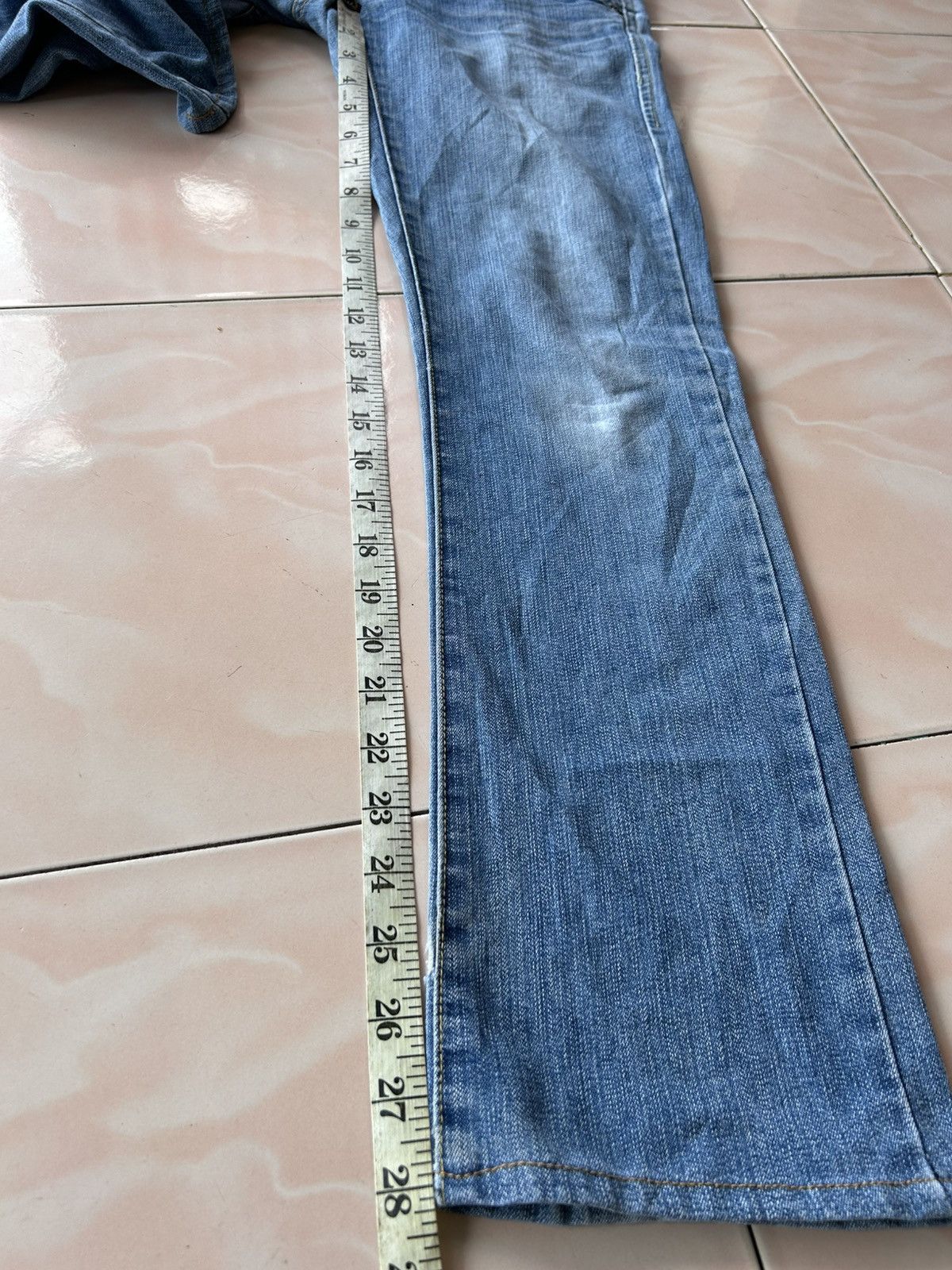 Stussy Stussy Semi Bootcut Distressed Jeans Size 26" / US 2 / IT 38 - 12 Thumbnail
