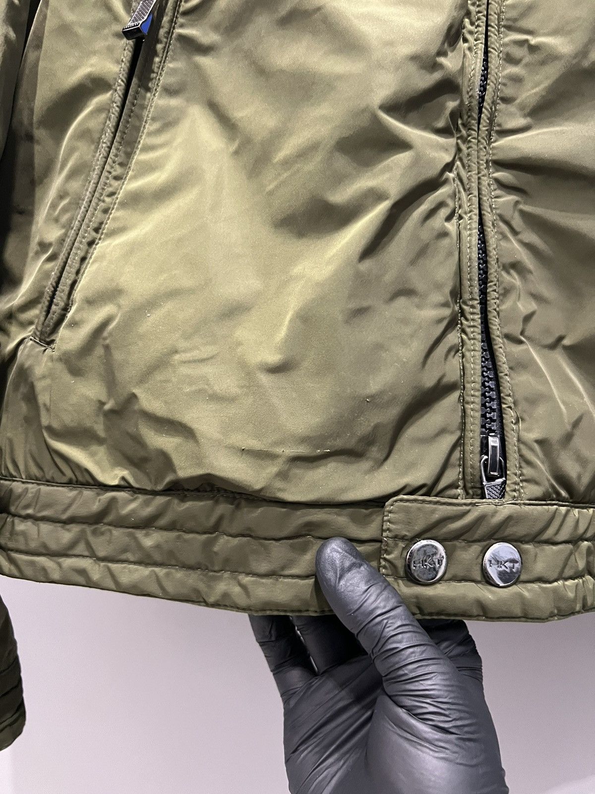 Hackett ASTON MARTIN RACING HACKETT LONDON JACKET KHAKI NYLON XL Size US XL / EU 56 / 4 - 24 Thumbnail