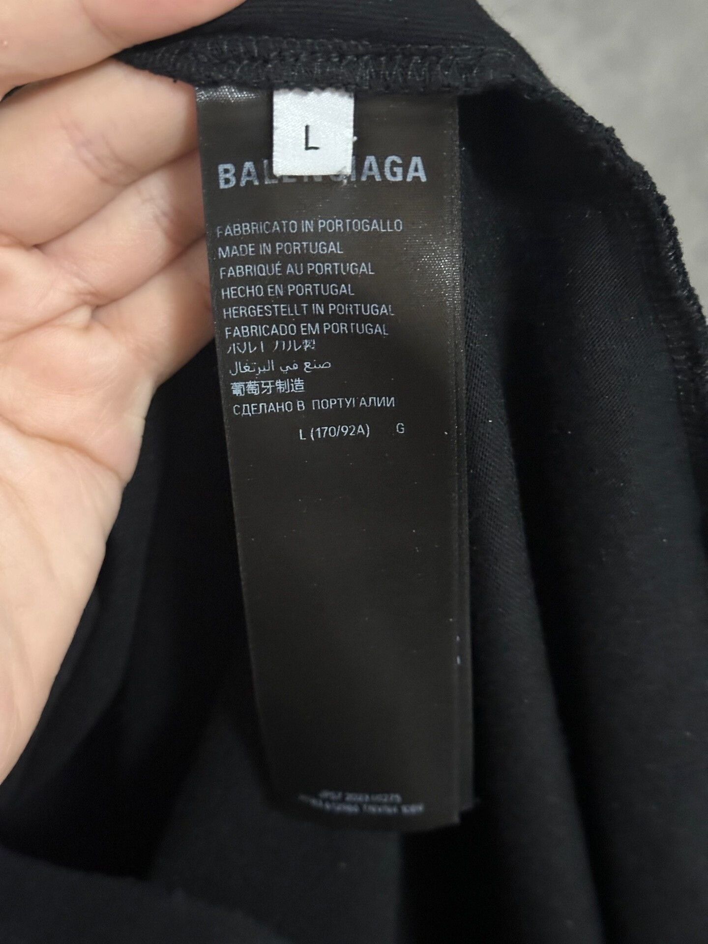 Balenciaga Balenciaga Splatter Print Short Sleeve T-Shirt Size US L / EU 52-54 / 3 - 3 Thumbnail