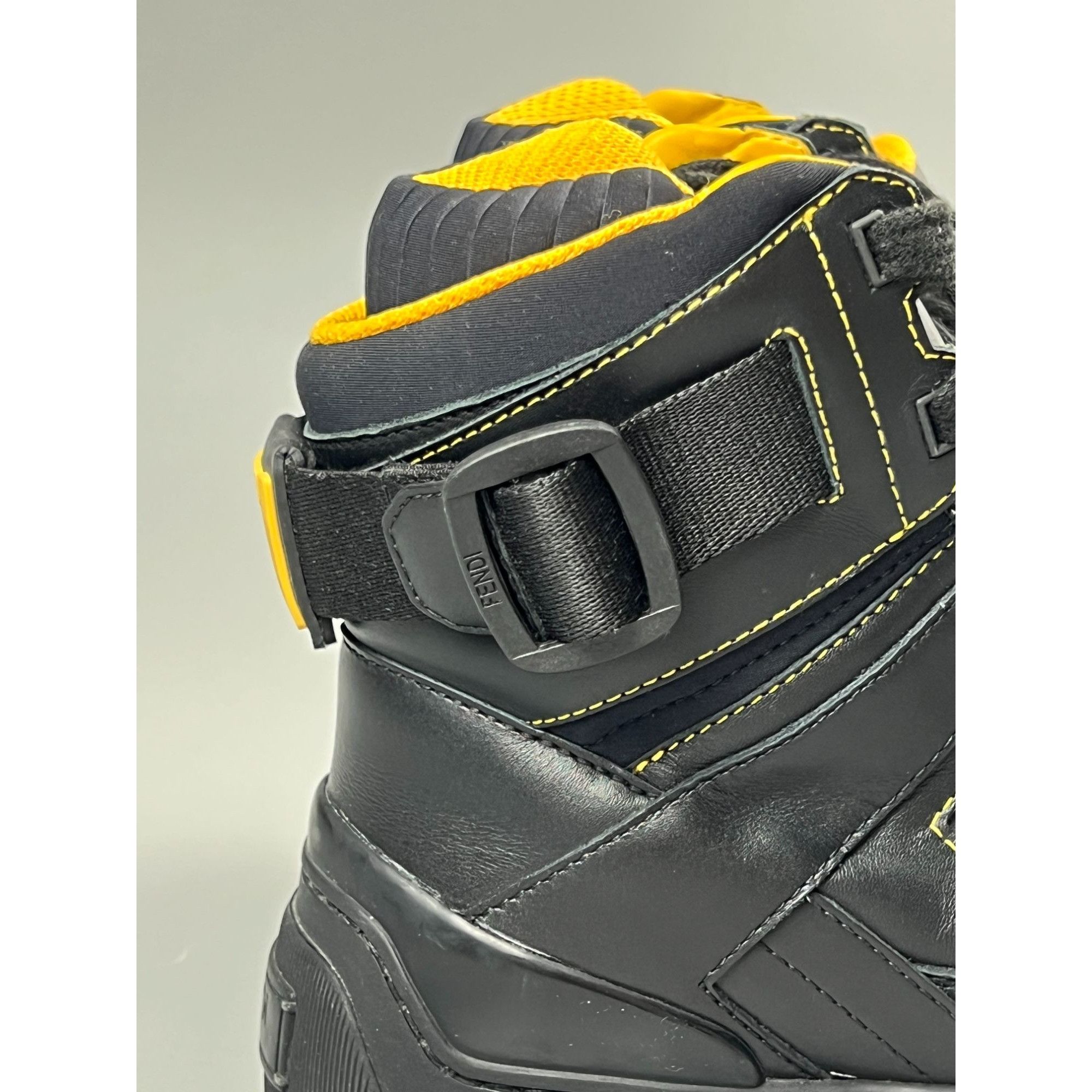 Fendi Fendi Roma Hi Top Leather Sneakers (Y0883) Size US 8 / EU 41 - 5 Thumbnail