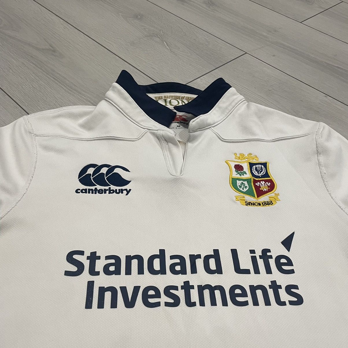 Canterbury of New Zealand Standard Life Investments british Lions RUGBY jersey shirt Size US M / EU 48-50 / 2 - 2 Thumbnail
