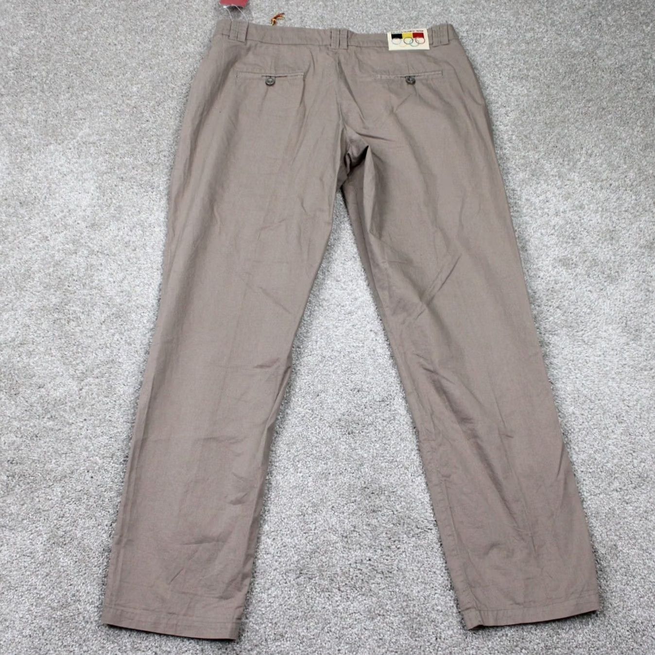 Vintage JBC Pants Beige Mens 34x32 Stijn Helsen Belgium Olympic Team Limited Edition NWT Size US 34 / EU 50 - 6 Thumbnail