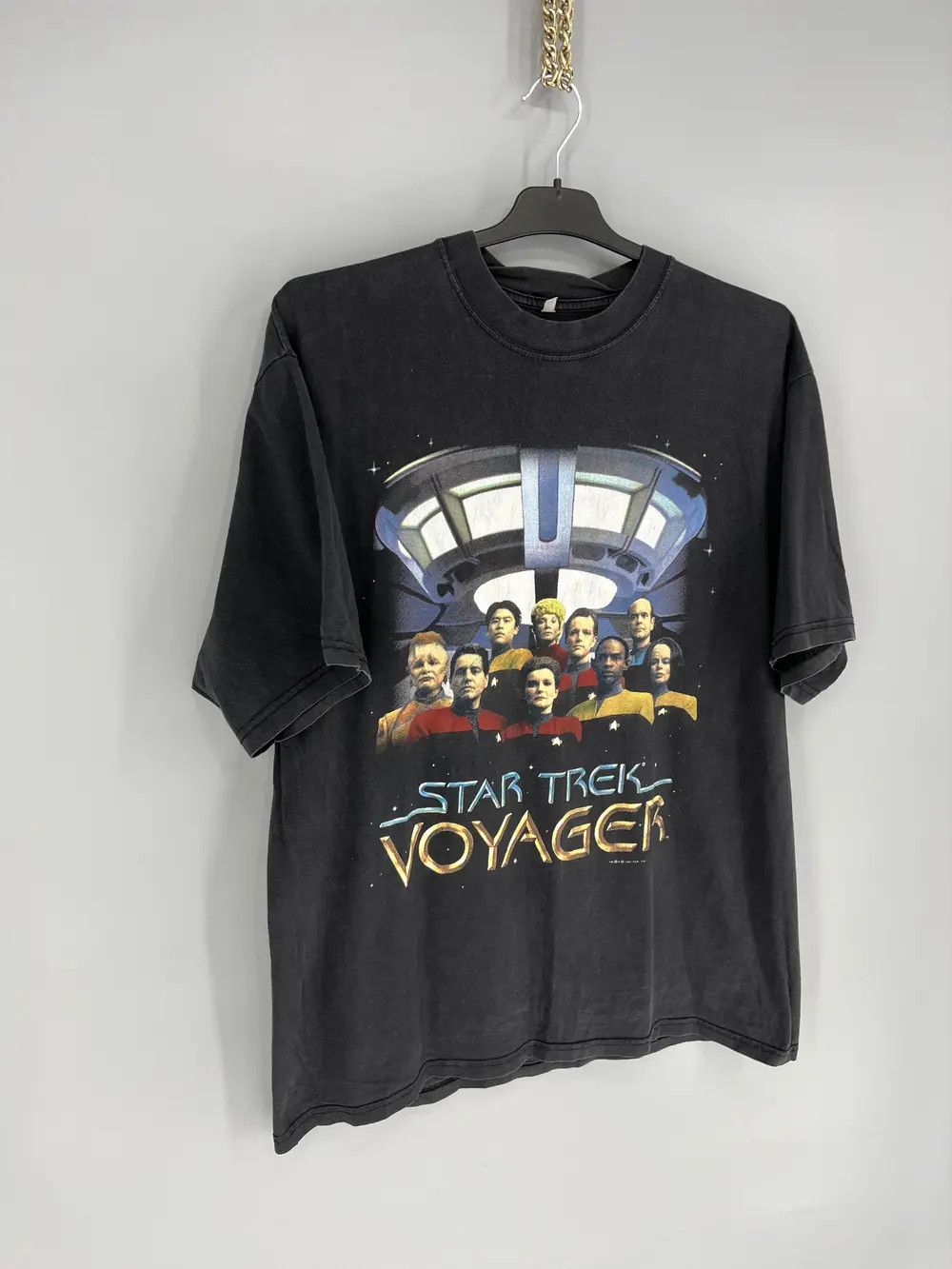 Band Tees Vintage 1995 Star Trek Voyager Stanley Desantis T-Shirt Size US L / EU 52-54 / 3 - 2 Thumbnail