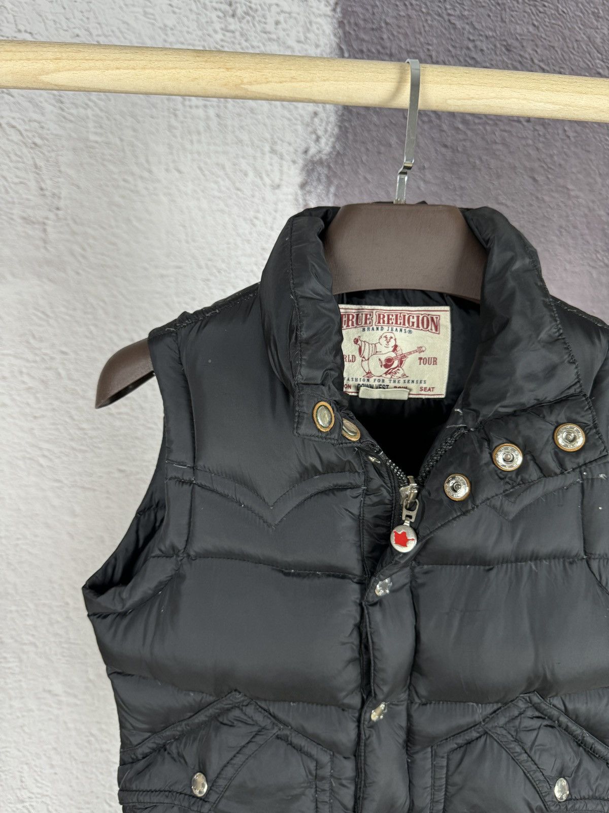 True Religion True Religion vintage black nylon women’s down vest gilet Size S / US 4 / IT 40 - 3 Thumbnail