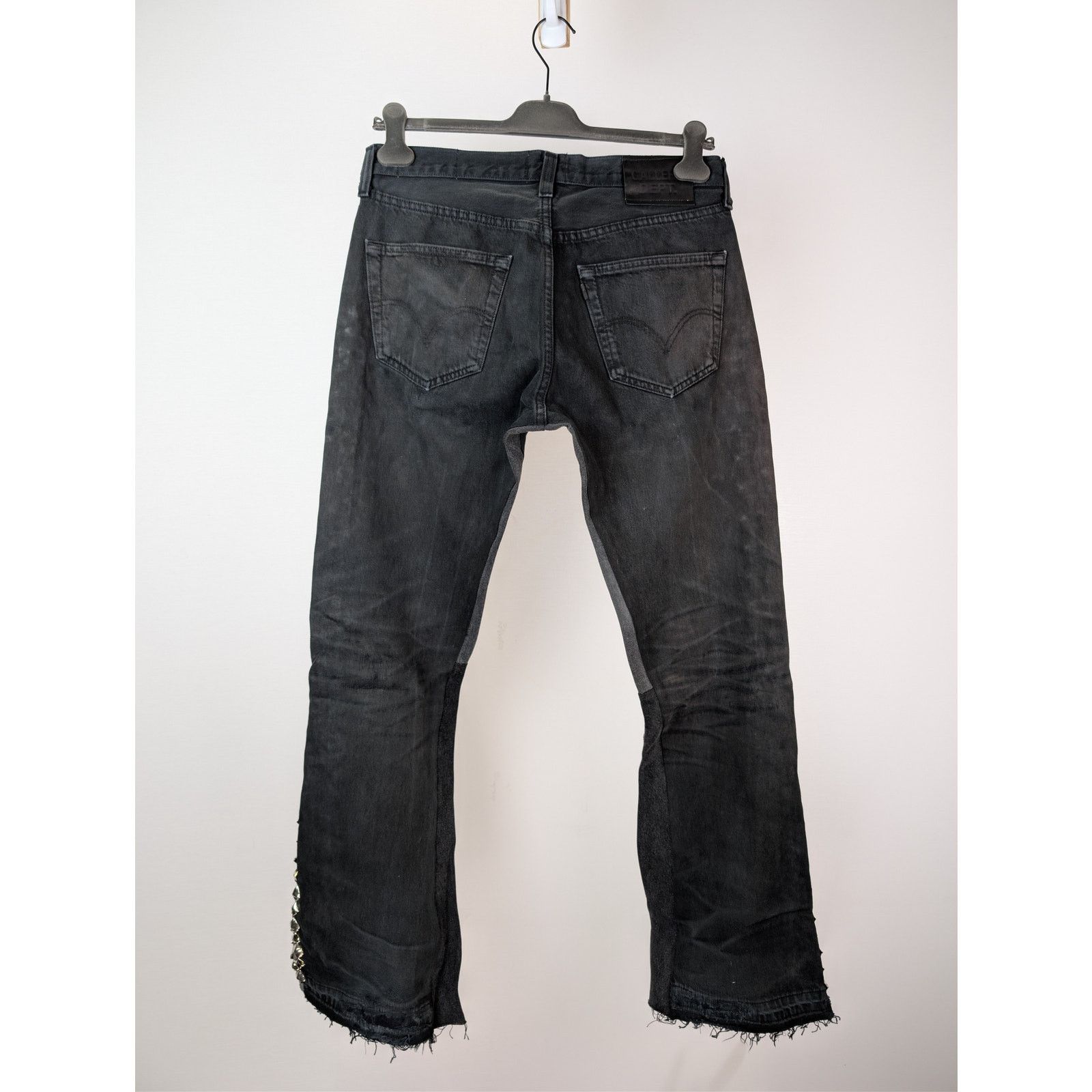 Gallery Dept. o1rshd1 Studded LA Flare Jeans in Black 32 x 34 Size US 32 / EU 48 - 10 Thumbnail