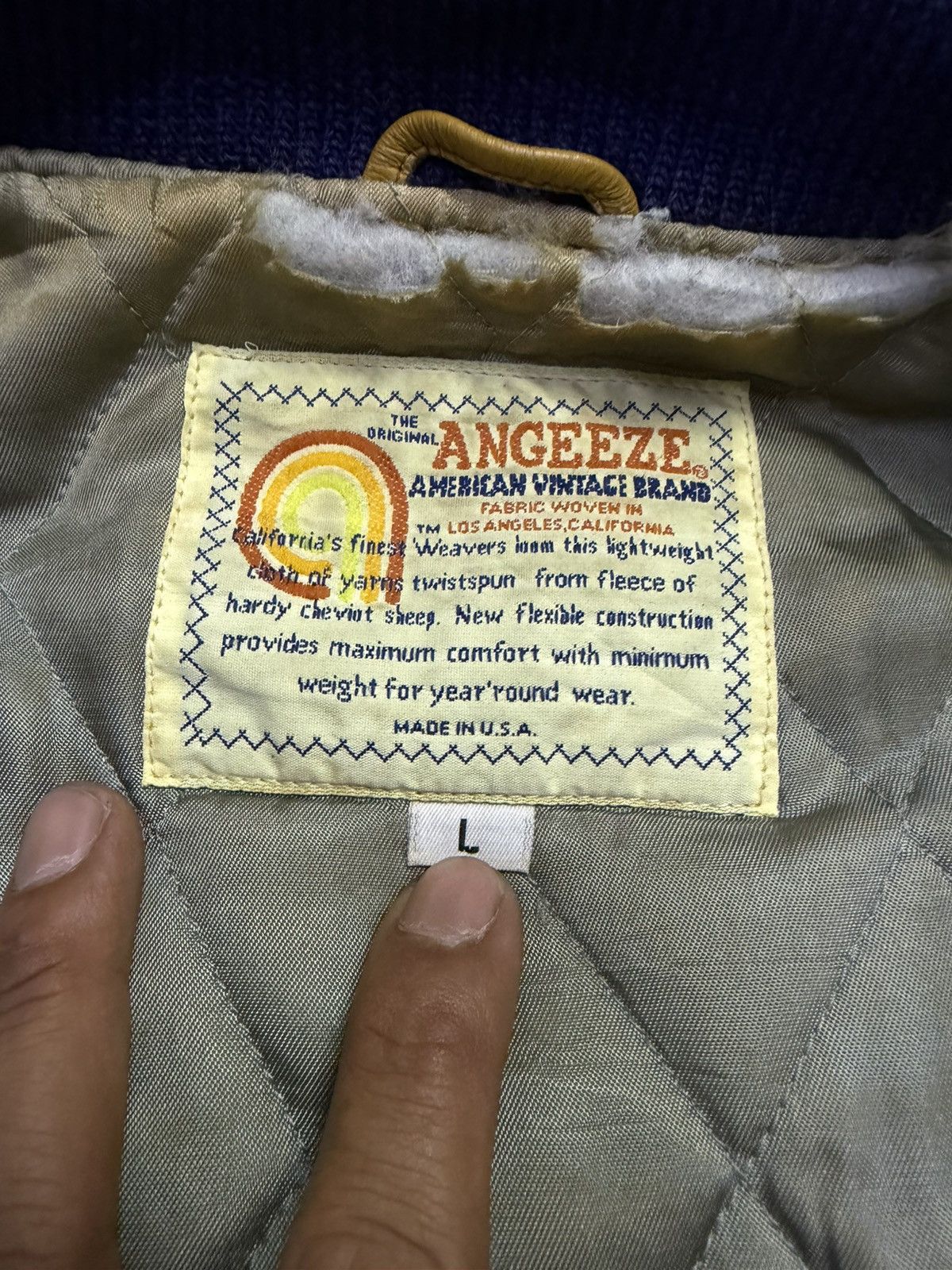Golden Bear Vintage 80s Golden Bear Angeeze Pittsburgh Varsity Jacket Size US L / EU 52-54 / 3 - 8 Thumbnail