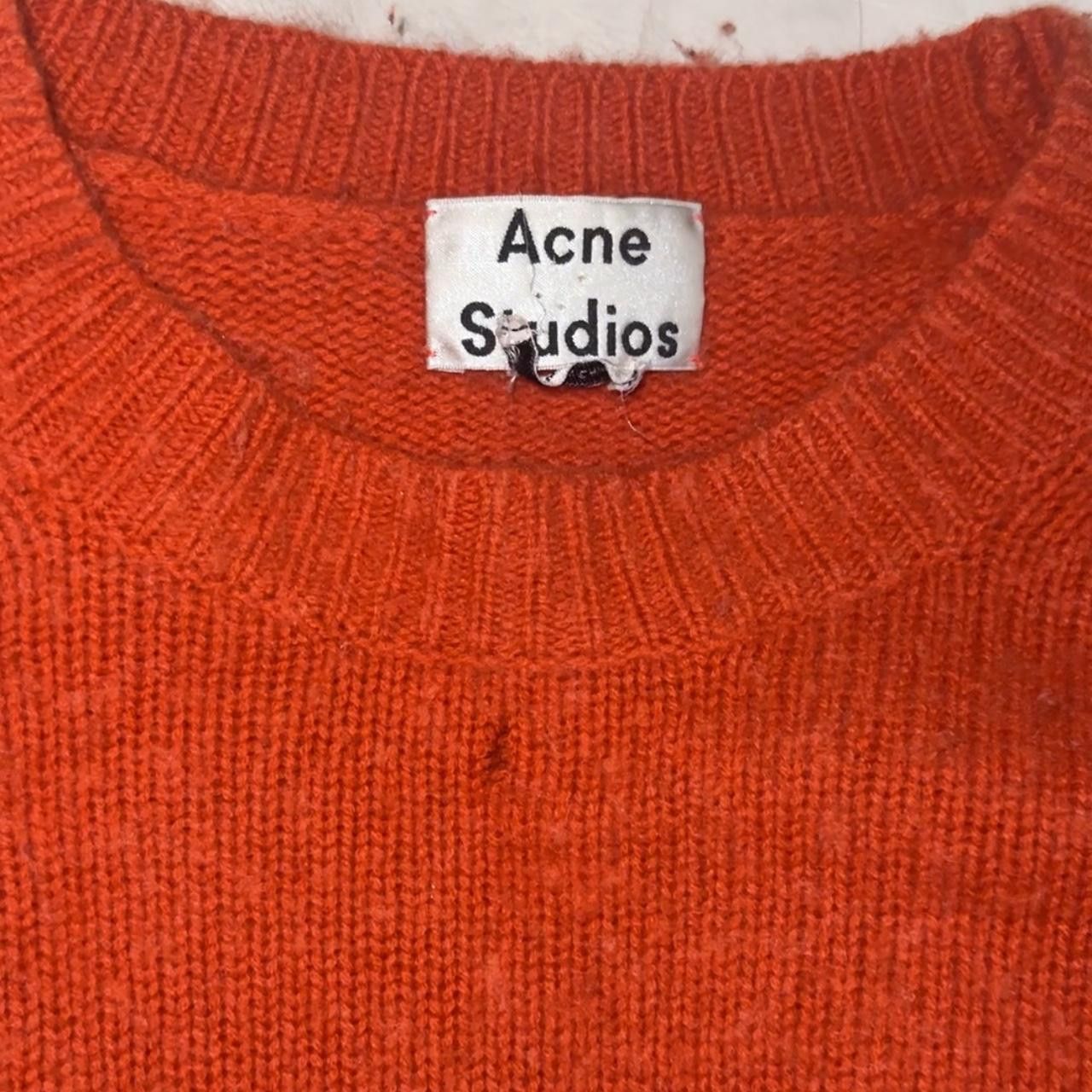 Acne Studios Acne studios orange pilled wool cashmere sweater Size US M / EU 48-50 / 2 - 4 Thumbnail