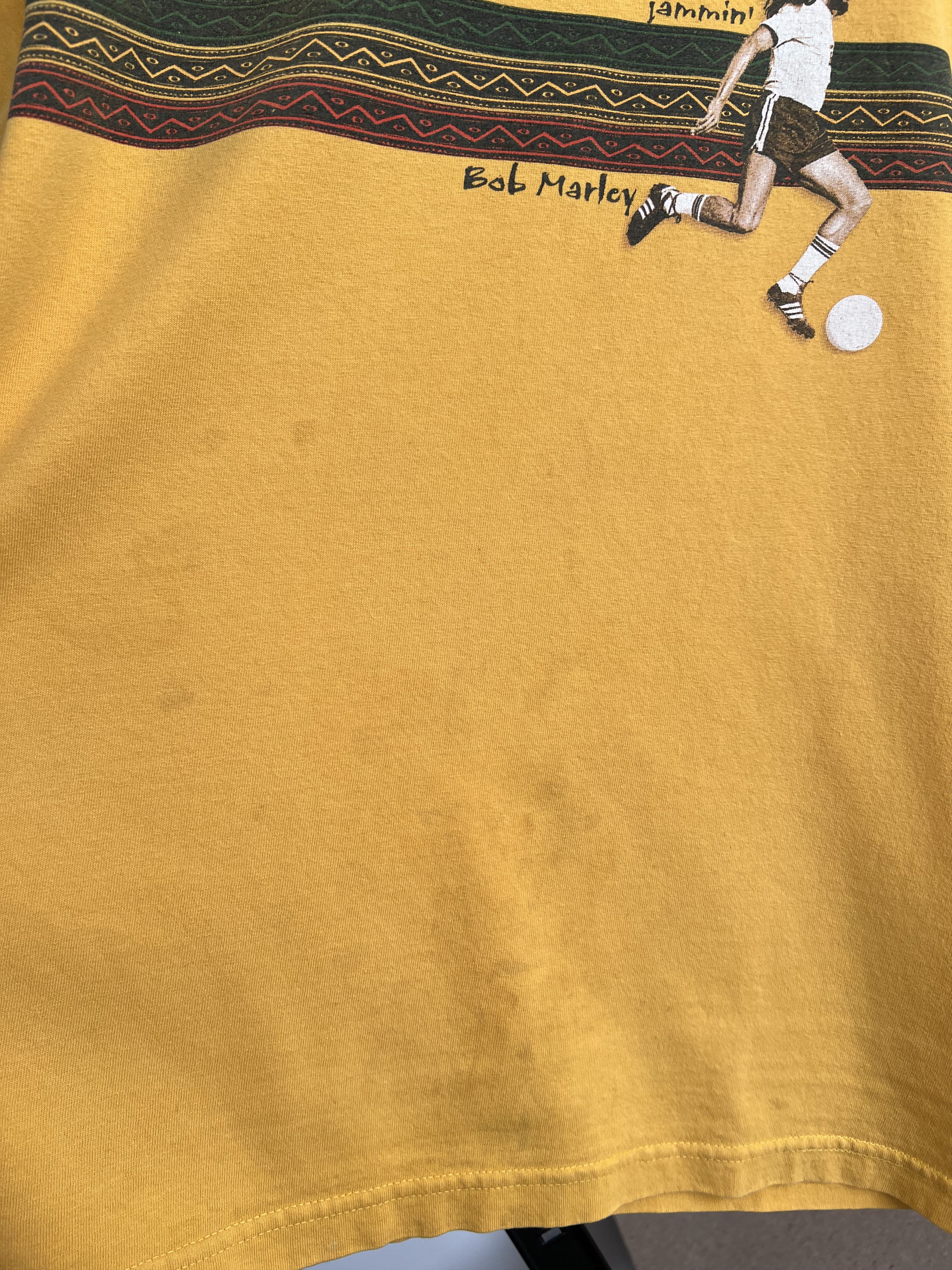 Band Tees Vintage 2000s Bob Marley Jamaica Jammin Soccer Zion T-shirt Size US M / EU 48-50 / 2 - 7 Thumbnail