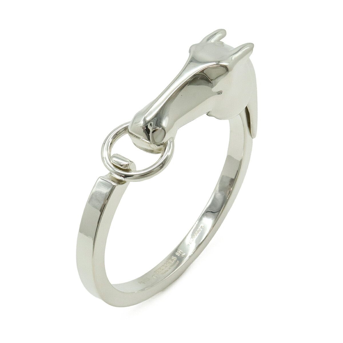 Hermes Hermes Hermes Galop Ag925 Bracelet Precious Metal Bangle DUTY FREE for USA Size ONE SIZE - 1 Thumbnail