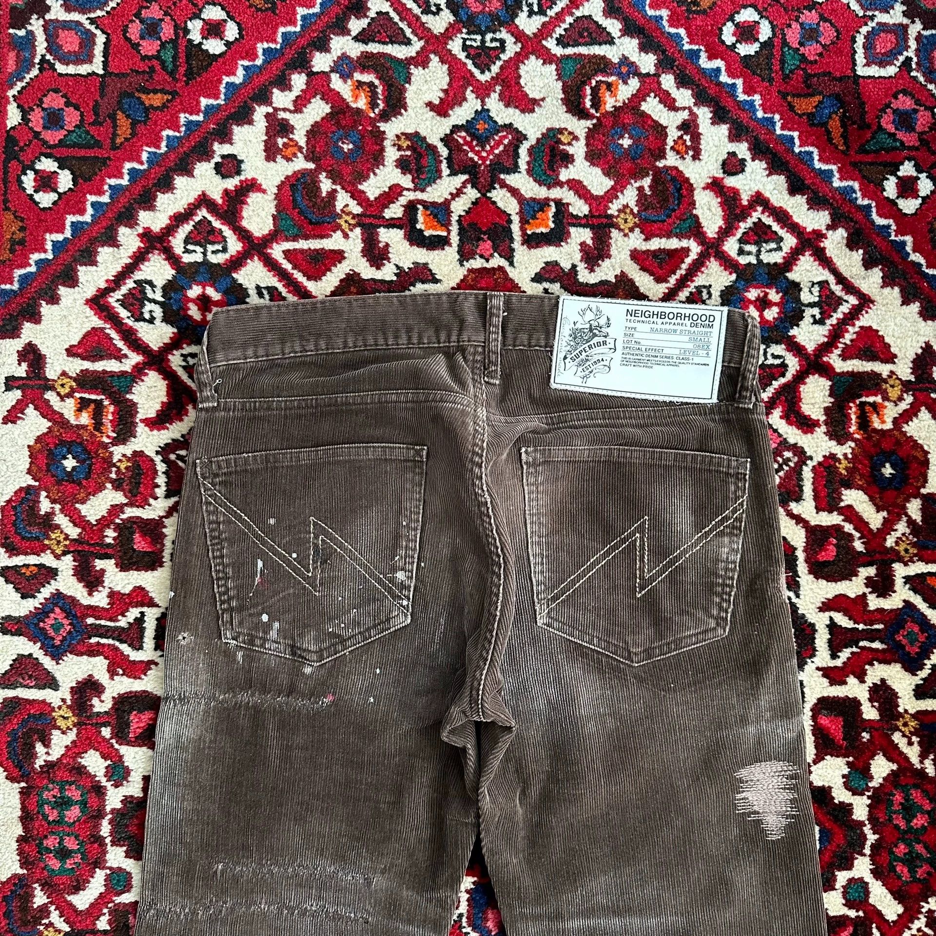 Neighborhood neighborhood 08ex corduroy narrow jeans S 9.9 New Size US 28 / EU 44 - 3 Thumbnail