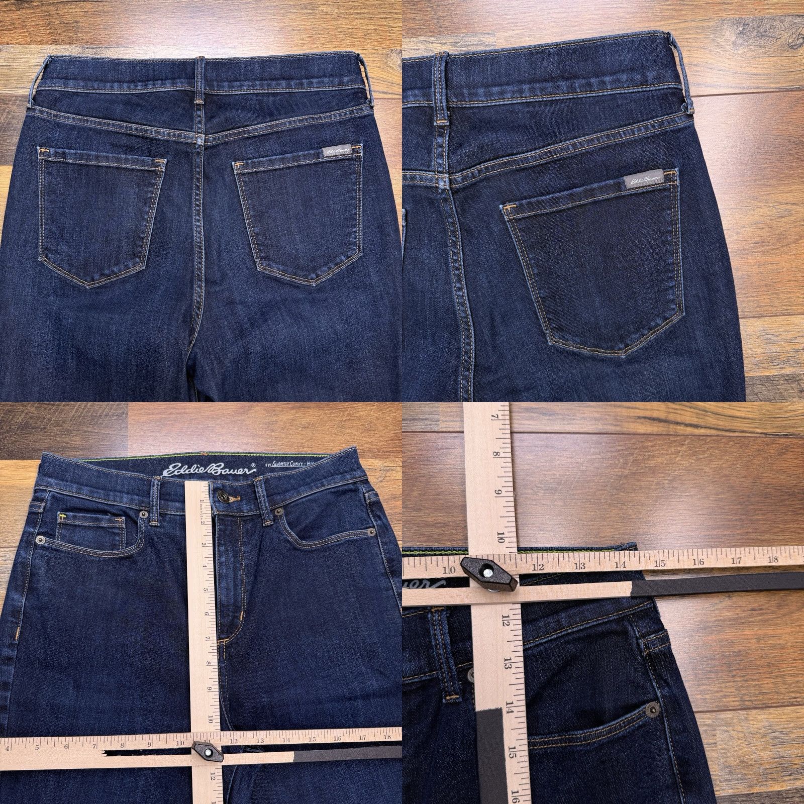 Eddie Bauer Eddie Bauer Skinny Jeans Womens 8 High Rise Stretch Denim Blue 5-Pocket City Modern Slim Size 30" / US 8 / IT 44 - 8 Thumbnail