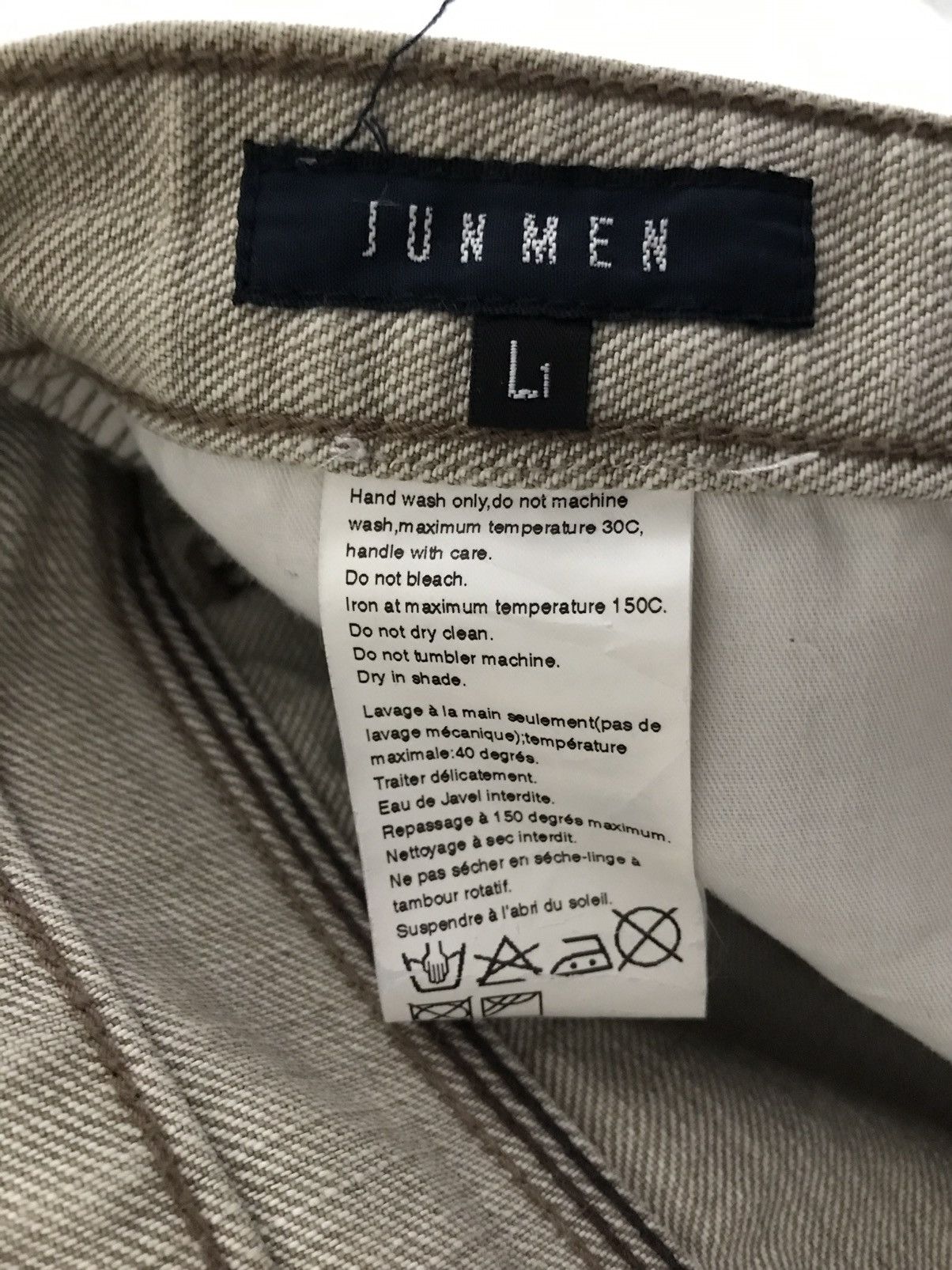 JUN MEN Japanese Designer JUNMEN Triple Stitches Denim Jeans Size US 33 - 15 Thumbnail