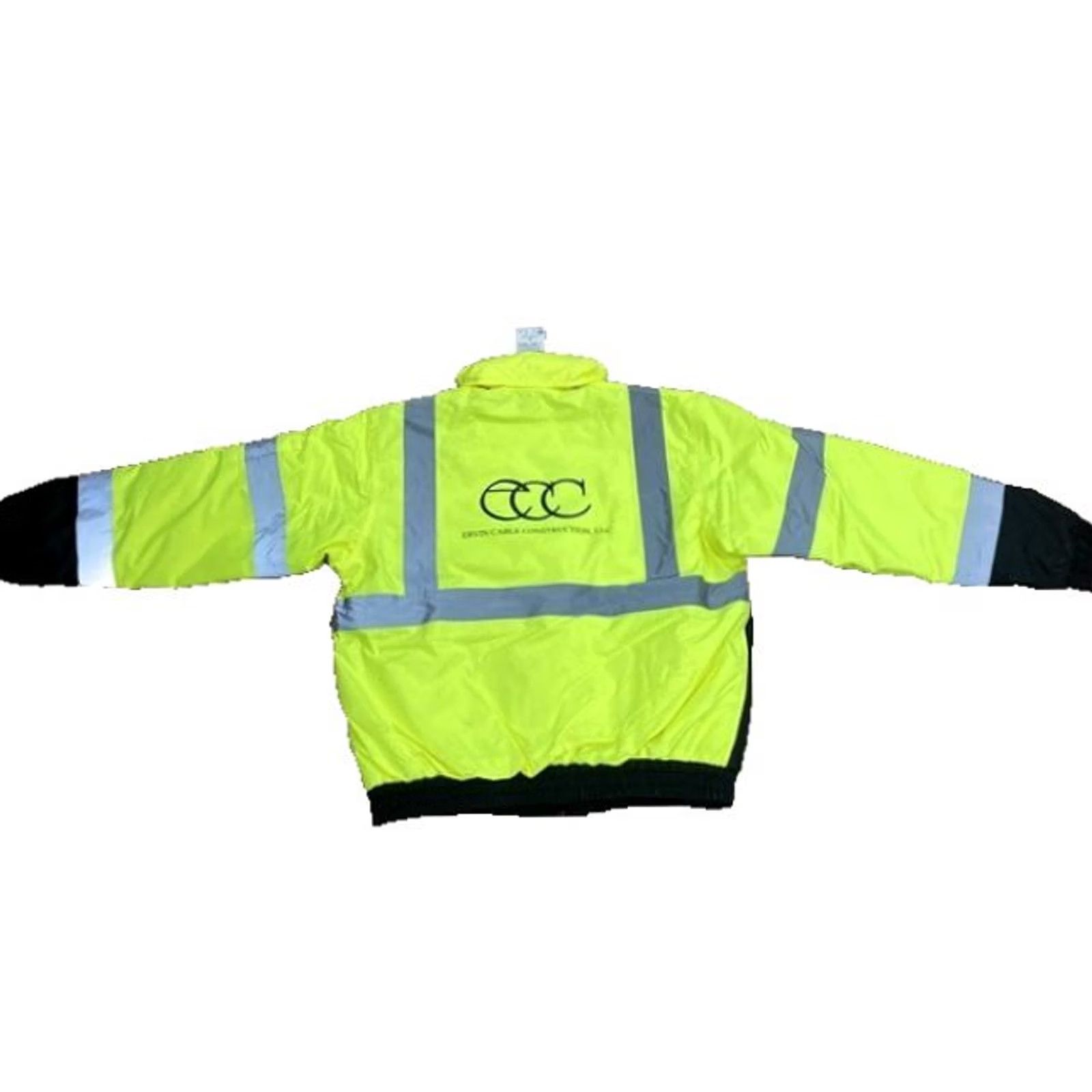 Vintage GSS Reflective Safety Jacket, Class 3 Hi Vis Bomber Winter Jacket, Lime Medium, Men, Jacket Size US M / EU 48-50 / 2 - 2 Thumbnail