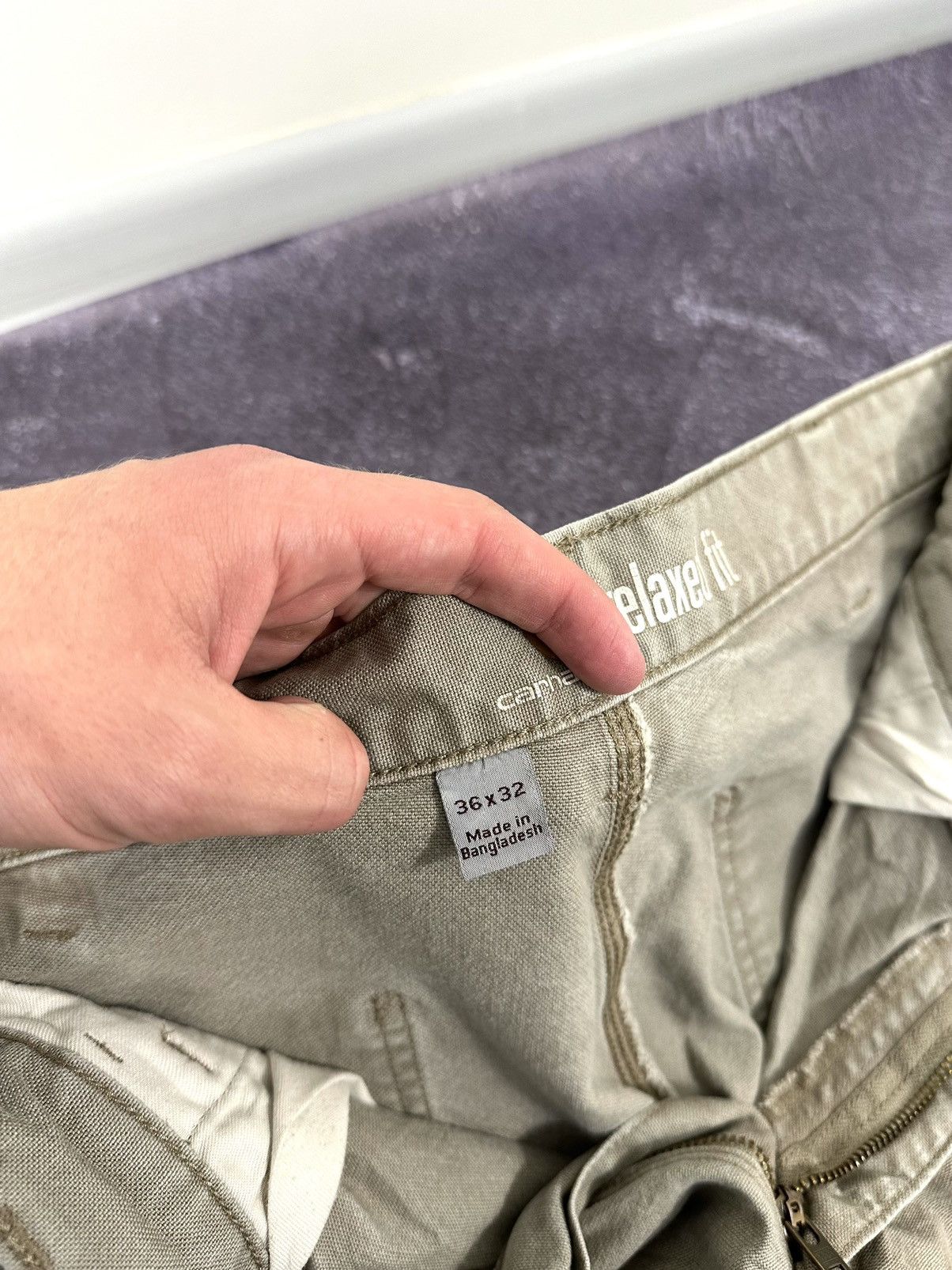 Carhartt Vintage Carhartt Distressed Cargo Carpenter Baggy Work Pants Size US 36 / EU 52 - 12 Thumbnail