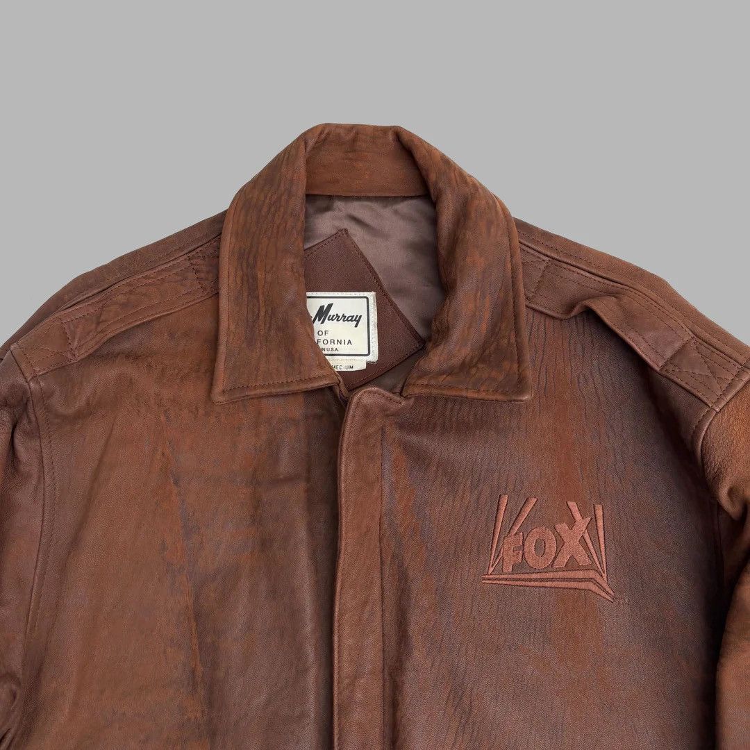 Vintage 20th Century Fox 1990 Vintage Movie Studio Leather Jacket Size US M / EU 48-50 / 2 - 2 Thumbnail