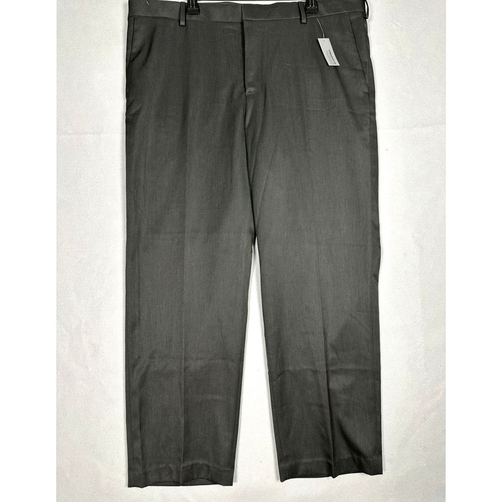 Van Heusen Van Heusen Ultimate Traveler Dress Pants Mens 40x30 Gray Straight Fit NEW Size US 40 / EU 56 - 2 Thumbnail