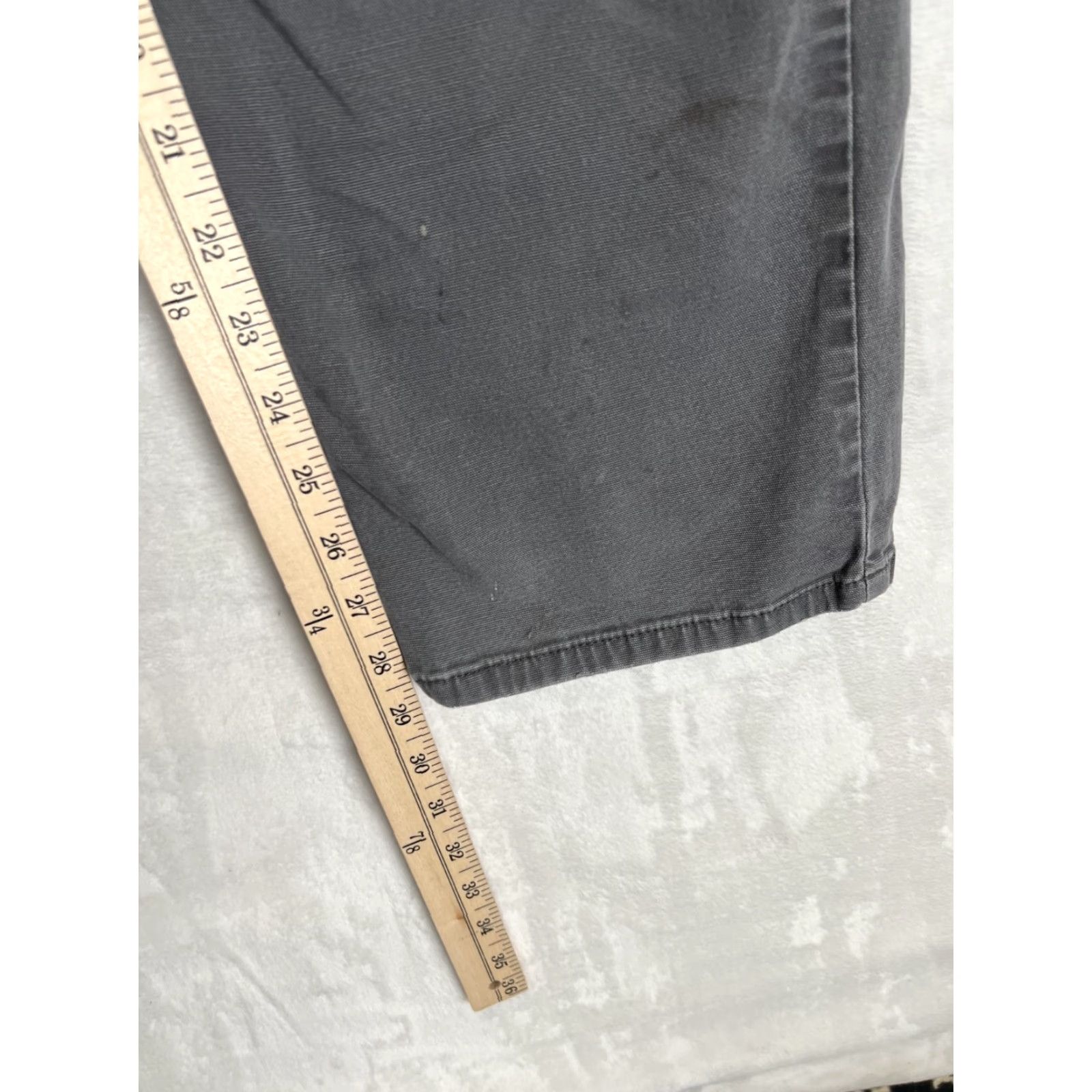 Dickies VINTAGE Dickies Carpenter Pants Gray 34x30 Workwear 90s Grunge USA Mens Straight Pants Size US 34 / EU 50 - 6 Thumbnail