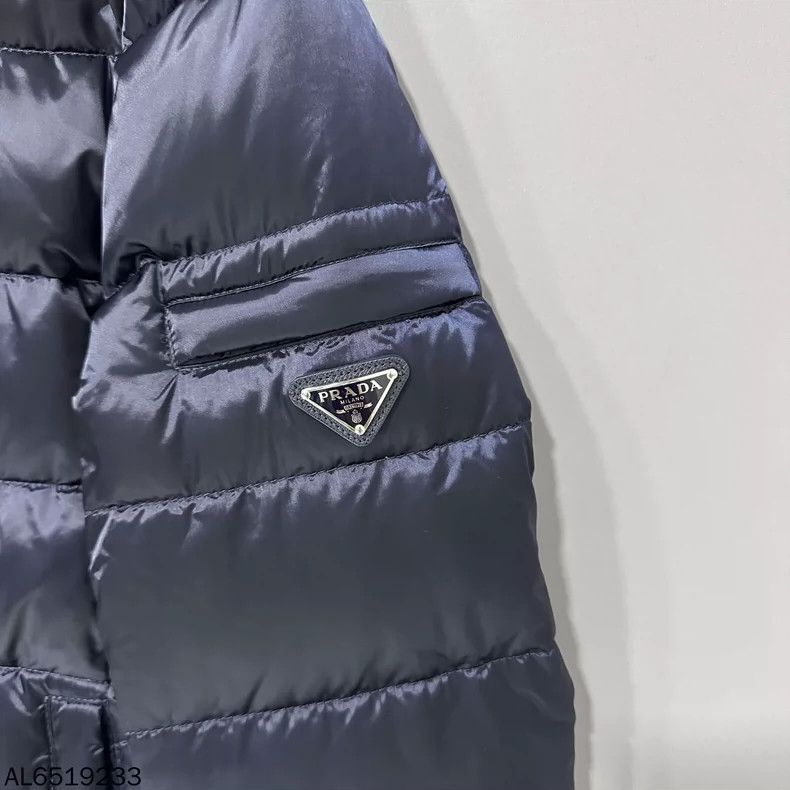 Prada Prada Size 38 Triangle sleeve label cotton jacket 2502-Ne Size XS / US 0-2 / IT 36-38 - 3 Thumbnail