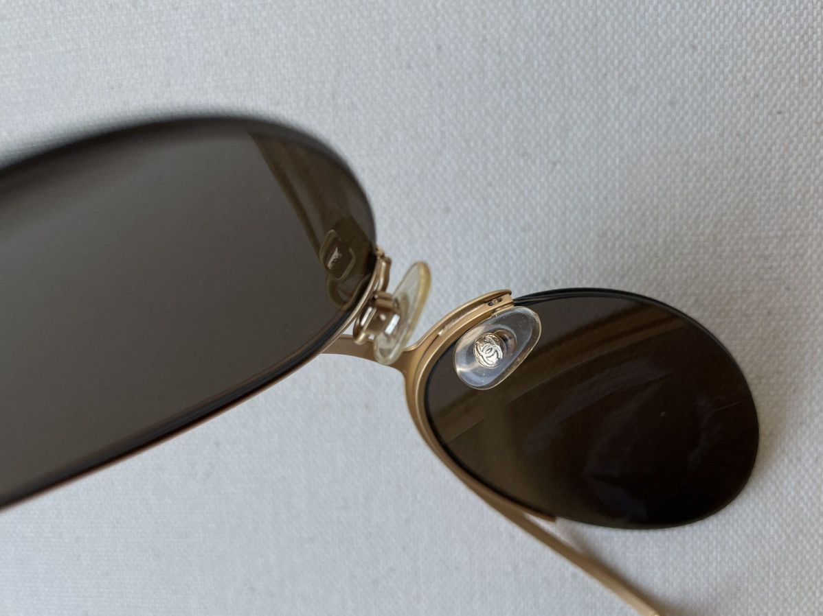 Chanel CHANEL GOLD WIRE LOGO SUNGLASSES Size ONE SIZE - 4 Thumbnail