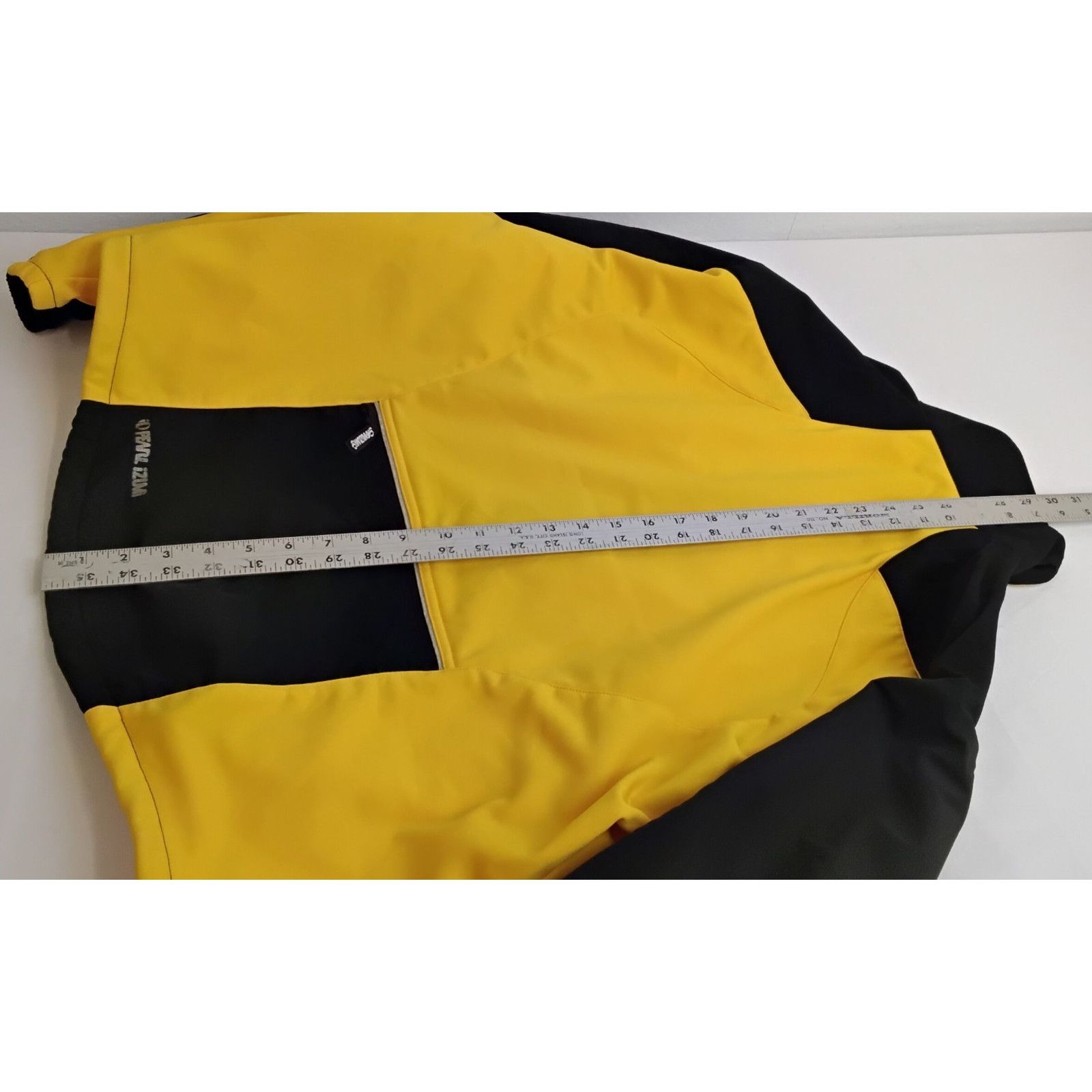 PEARL iZUMi Pearl Izumi Softshell Cycling Jacket Men's L Black/ Yellow Size US L / EU 52-54 / 3 - 14 Thumbnail