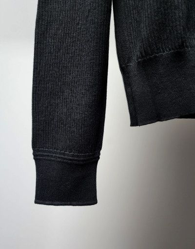 Tom Ford o1sm1stk0824 Henleyneck Sweater in Black Size US M / EU 48-50 / 2 - 3 Thumbnail
