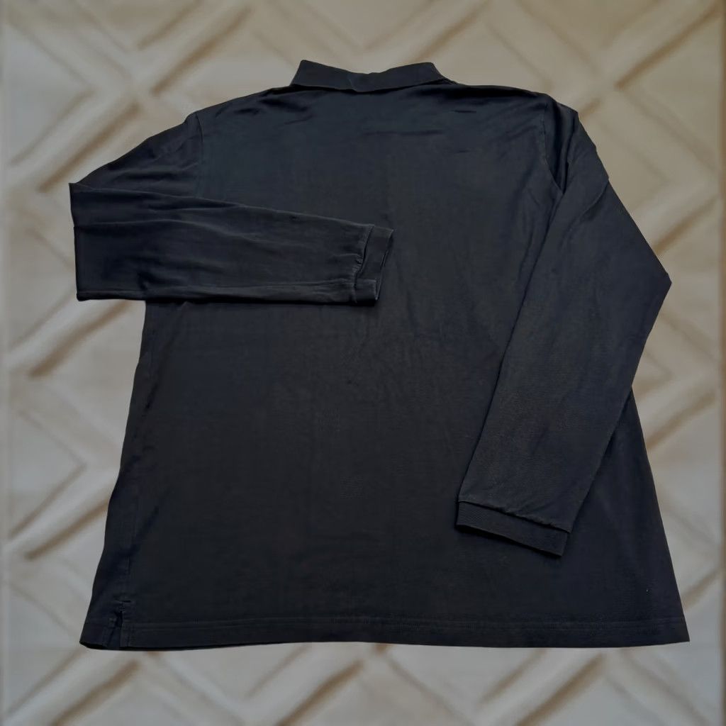 Vintage Robert Barakett Polo Shirt Mens XL Black Classic Preppy Long Sleeve Shirt Size US XL / EU 56 / 4 - 1 Thumbnail
