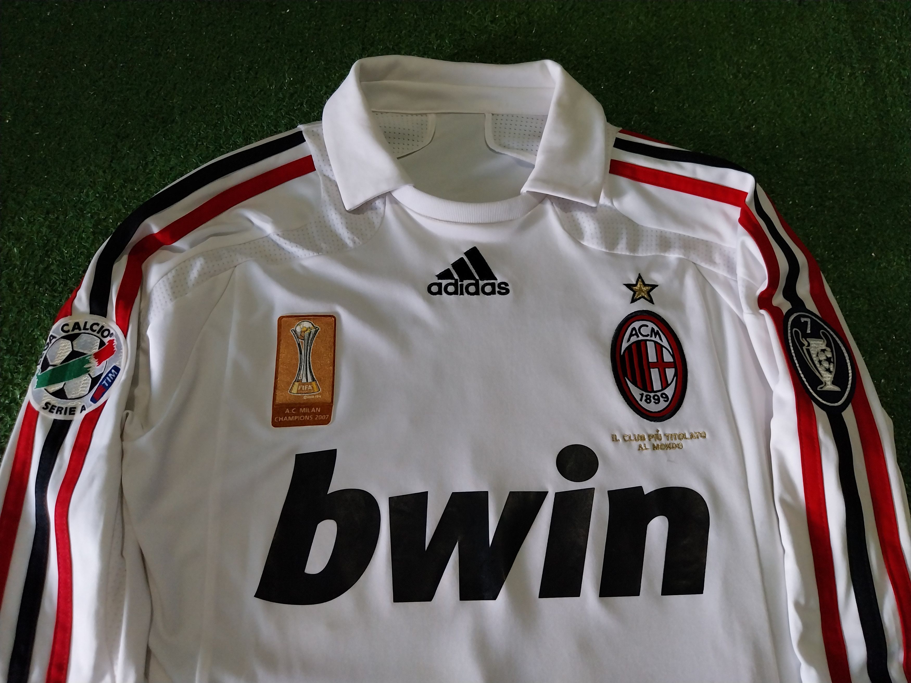 Adidas Ac milan away 2007/2008 richardo kaká jersey football Size US S / EU 44-46 / 1 - 3 Thumbnail