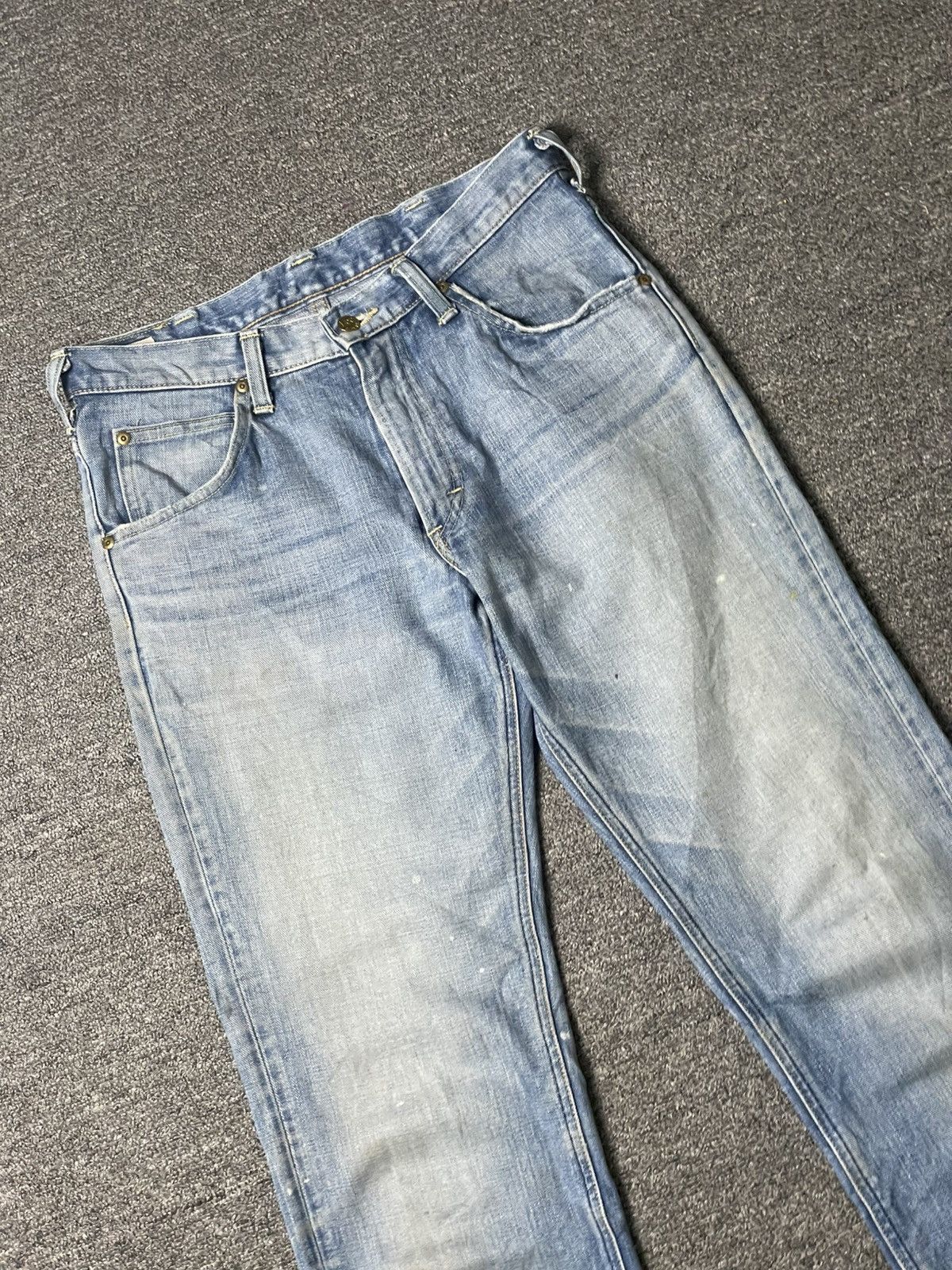 Lee × Vintage Vintage LEE x American Riders Distressed Denim (103) Size US 30 / EU 46 - 3 Thumbnail