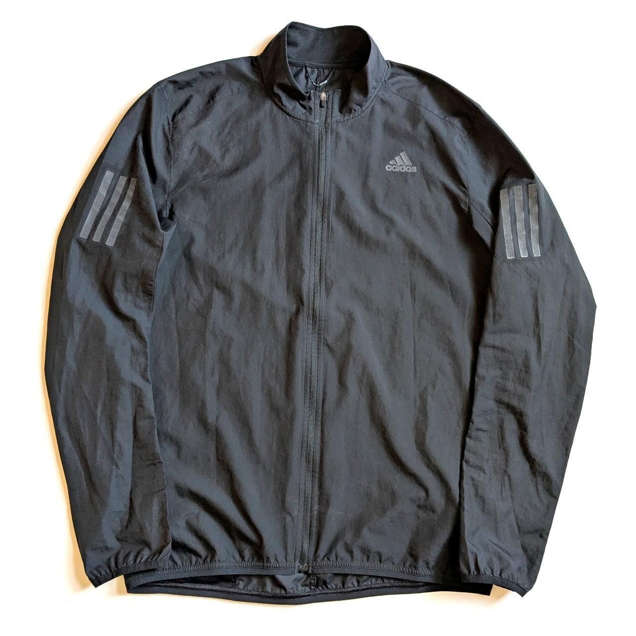 Adidas Adidas Black Running Sports Windbreaker Jacket Size US S / EU 44-46 / 1 - 1 Thumbnail