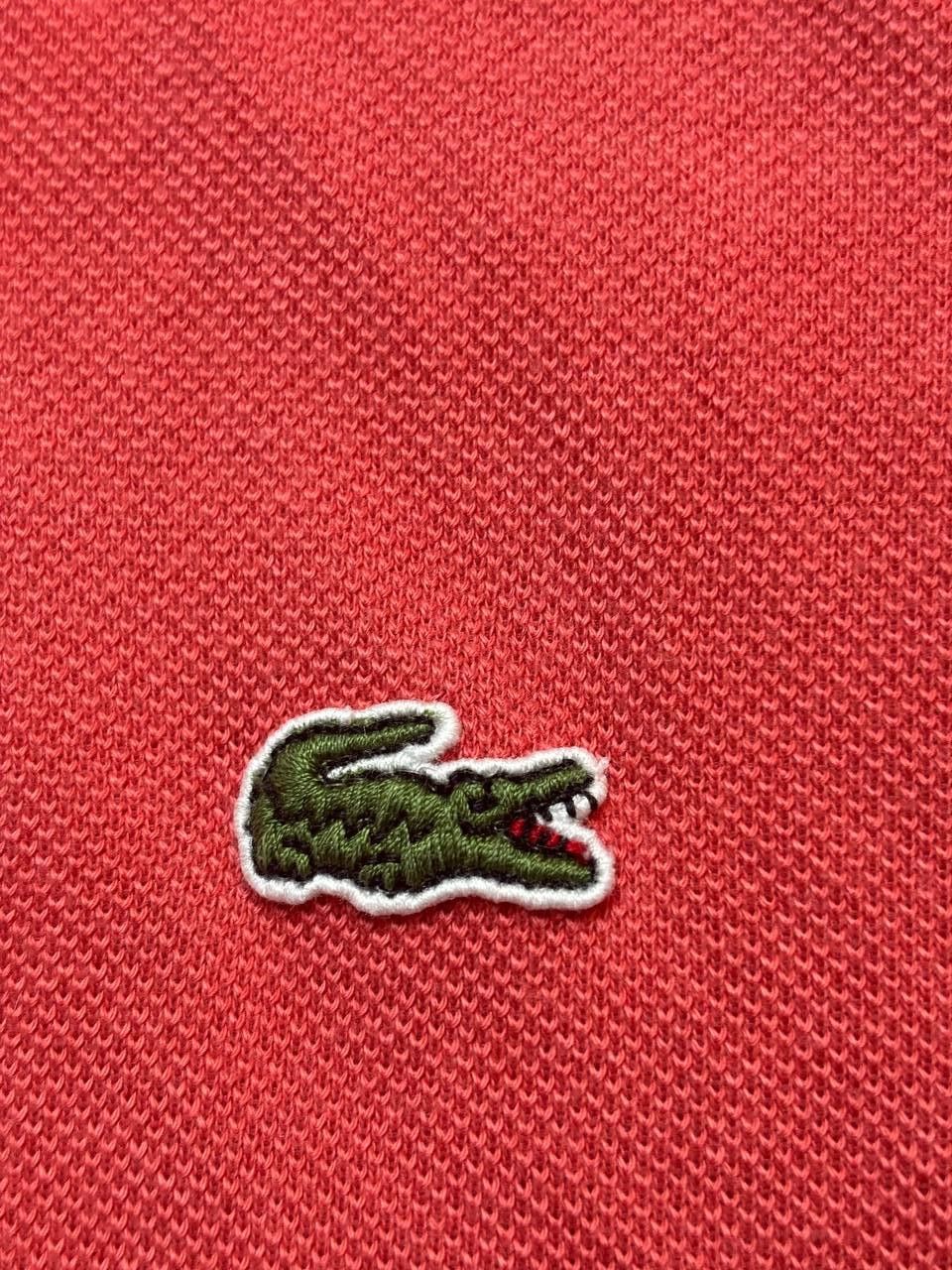 Lacoste Lacoste Slim Fit Tipped Polo Salmon Pink Size 5/L Size US L / EU 52-54 / 3 - 5 Thumbnail