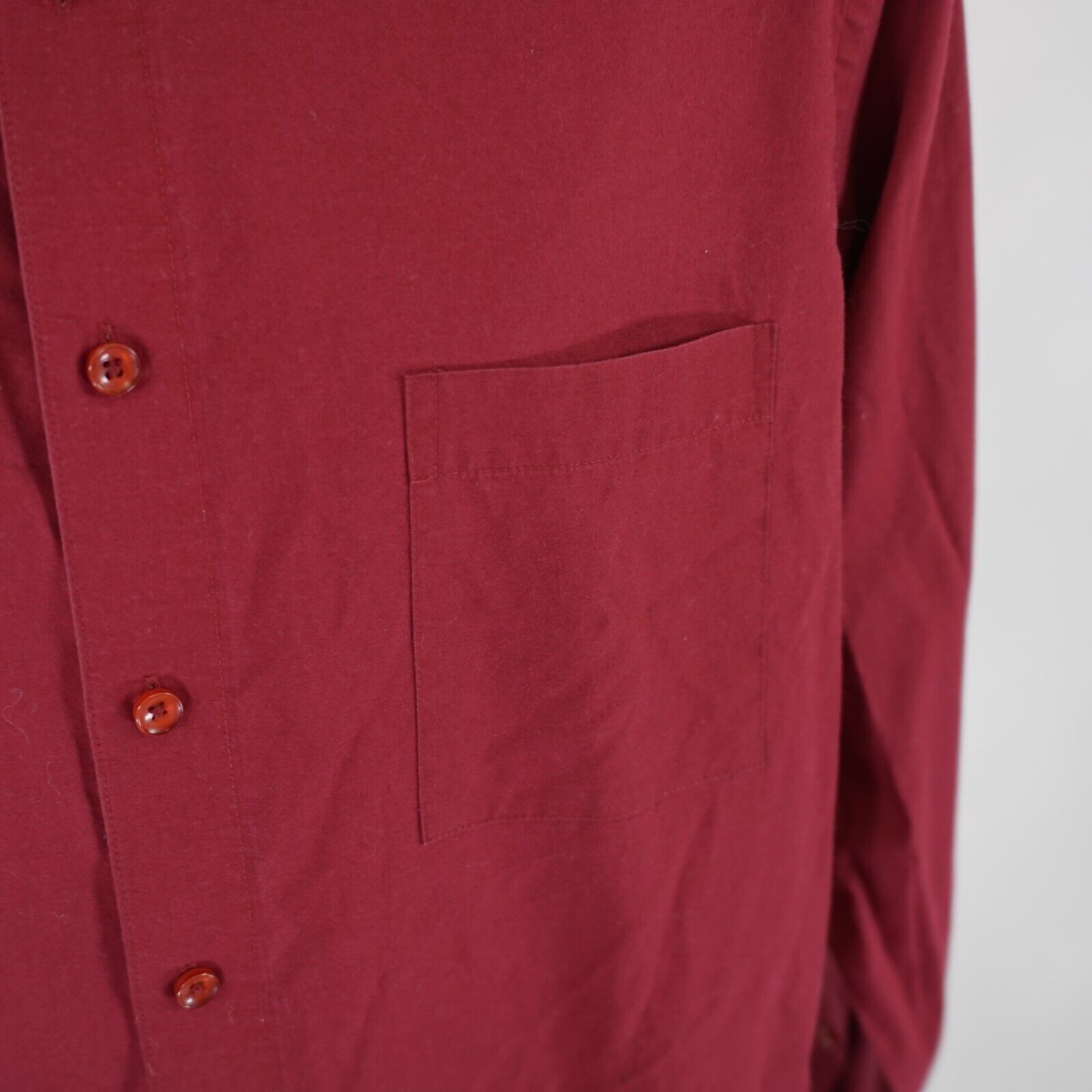 Pierre Cardin Pierre Cardin Slim Fit Red 2XL Collared Dress Shirt Pocket C Size US XXL / EU 58 / 5 - 2 Thumbnail