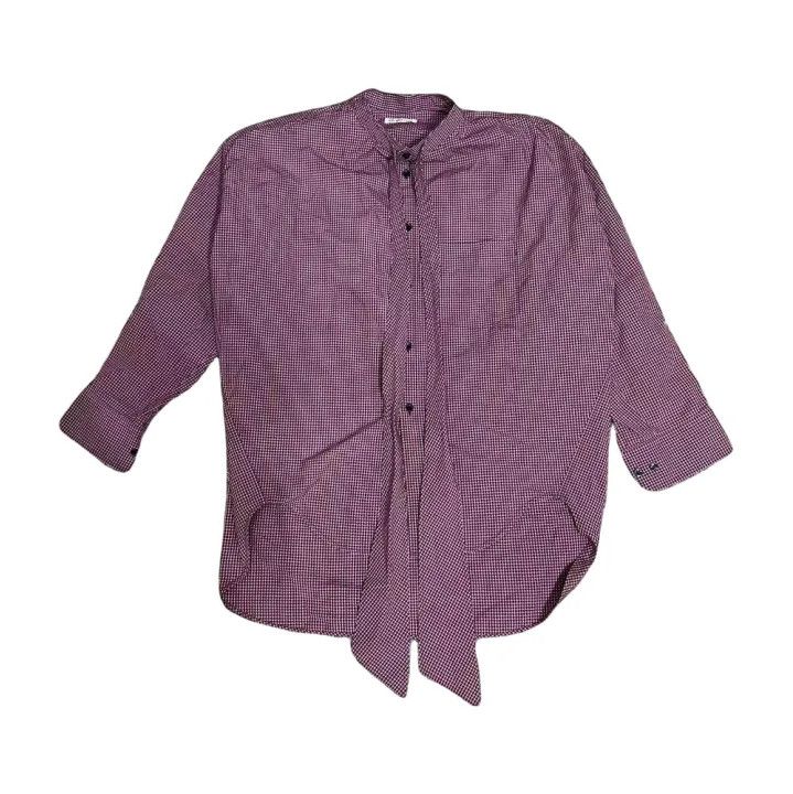Balenciaga Balenciaga Striped Ribbon Letter Shirt in Pink Size US M / EU 48-50 / 2 - 1 Thumbnail