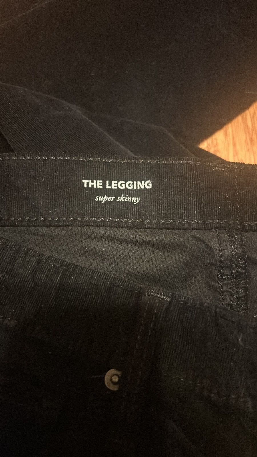 AG Adriano Goldschmied AG Jeans The Legging Super Skinny Corduroy Pants 28 Size 28" / US 6 / IT 42 - 4 Thumbnail