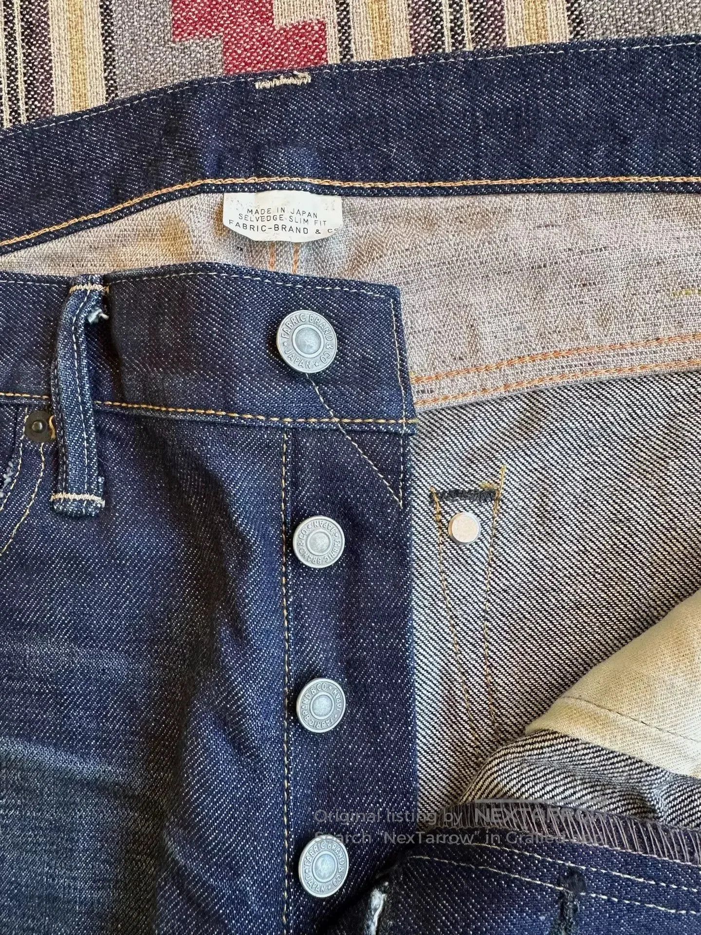 Vanquish selvage denim pants made in japan. Size US 32 / EU 48 - 5 Thumbnail