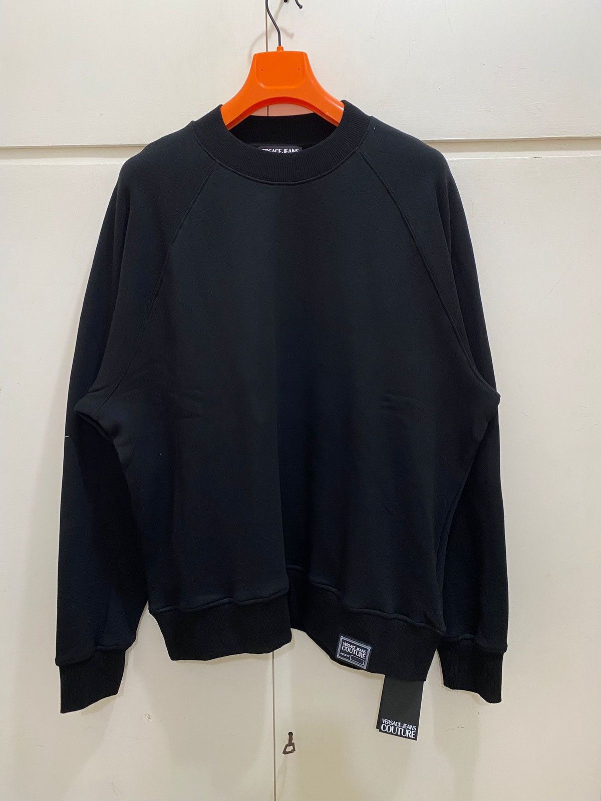 Versace Jeans Couture Versace Jeans Culture Fleece Garazta sweatshirt XL, black, Size US XL / EU 56 / 4 - 1 Thumbnail