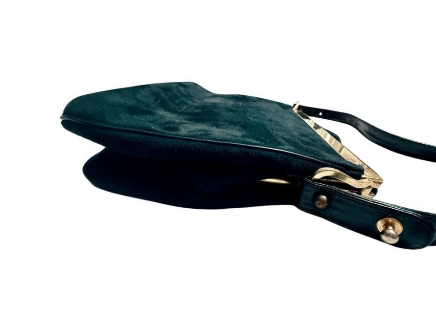 Other VTG Crouch & Fitzgerald Black Suede Bag & Adjustable Strap Size ONE SIZE - 4 Thumbnail