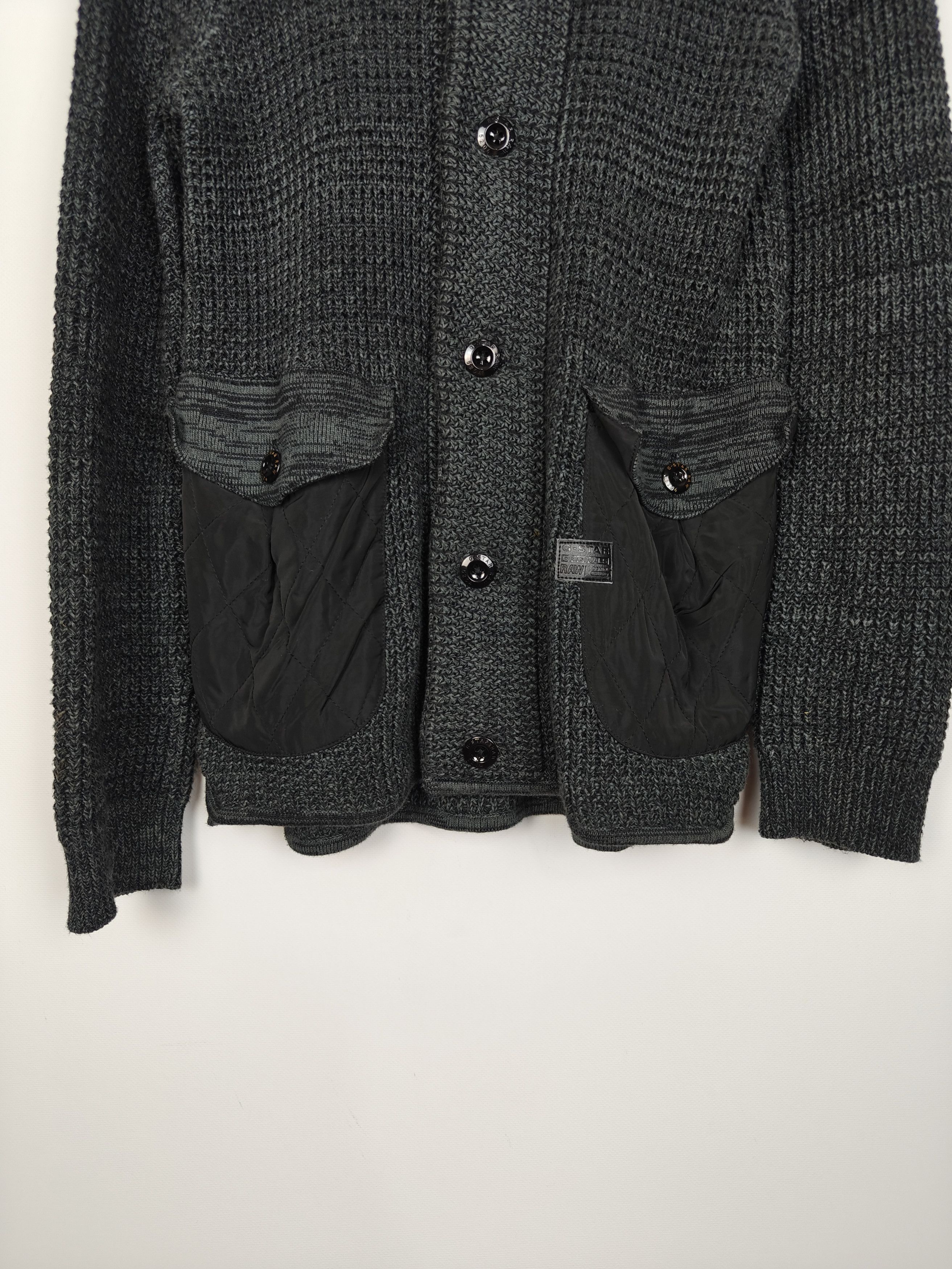 G-Star G-Star Raw Gralvent Cardigan Knit Sweater Gray size M Size US M / EU 48-50 / 2 - 3 Thumbnail